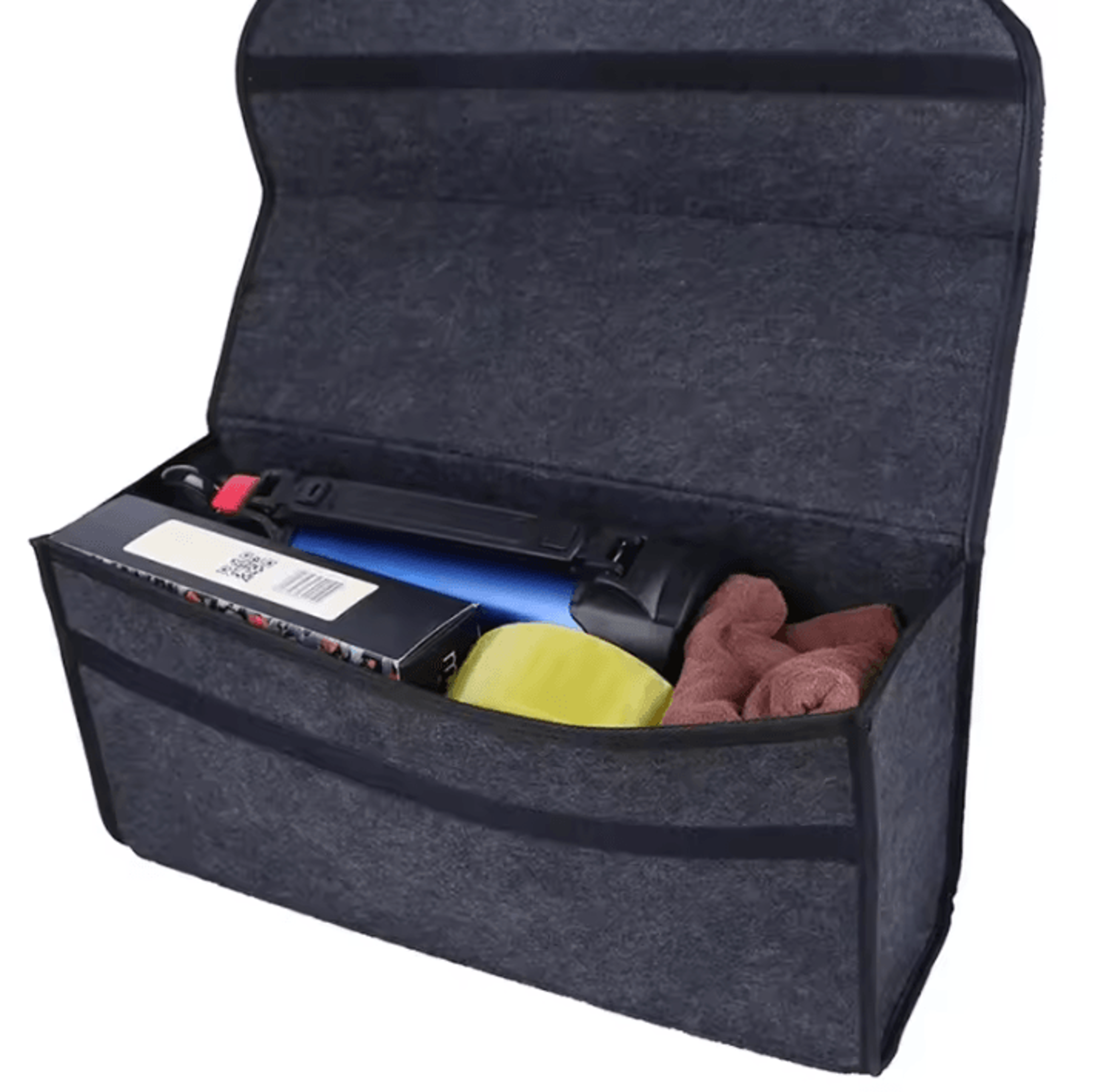 Portable Felt Car Trunk Organizer Box  Large Capacity AntiSlip Storage Solution 1
