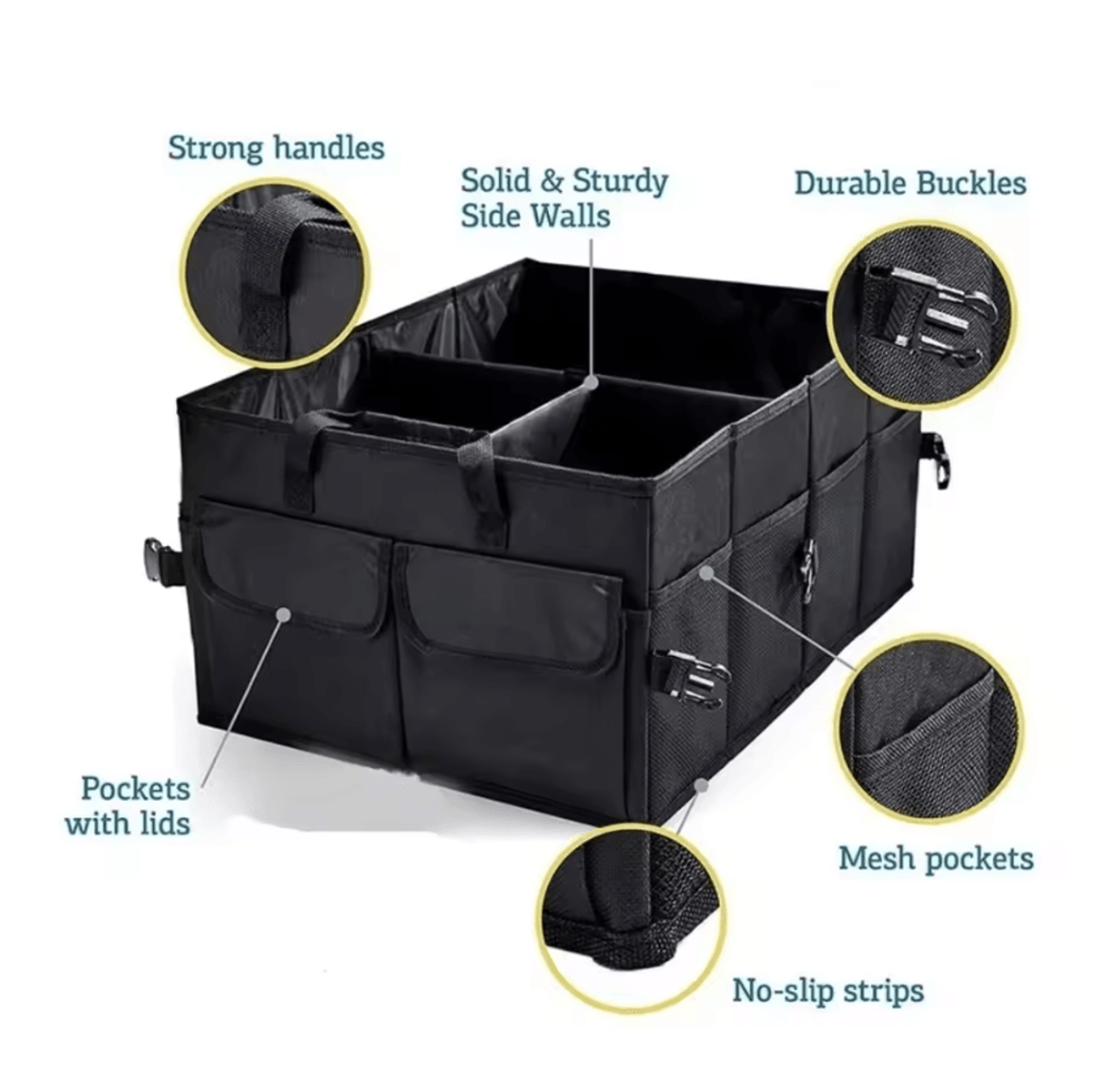 Collapsible Car Trunk Organizer Storage Box 2