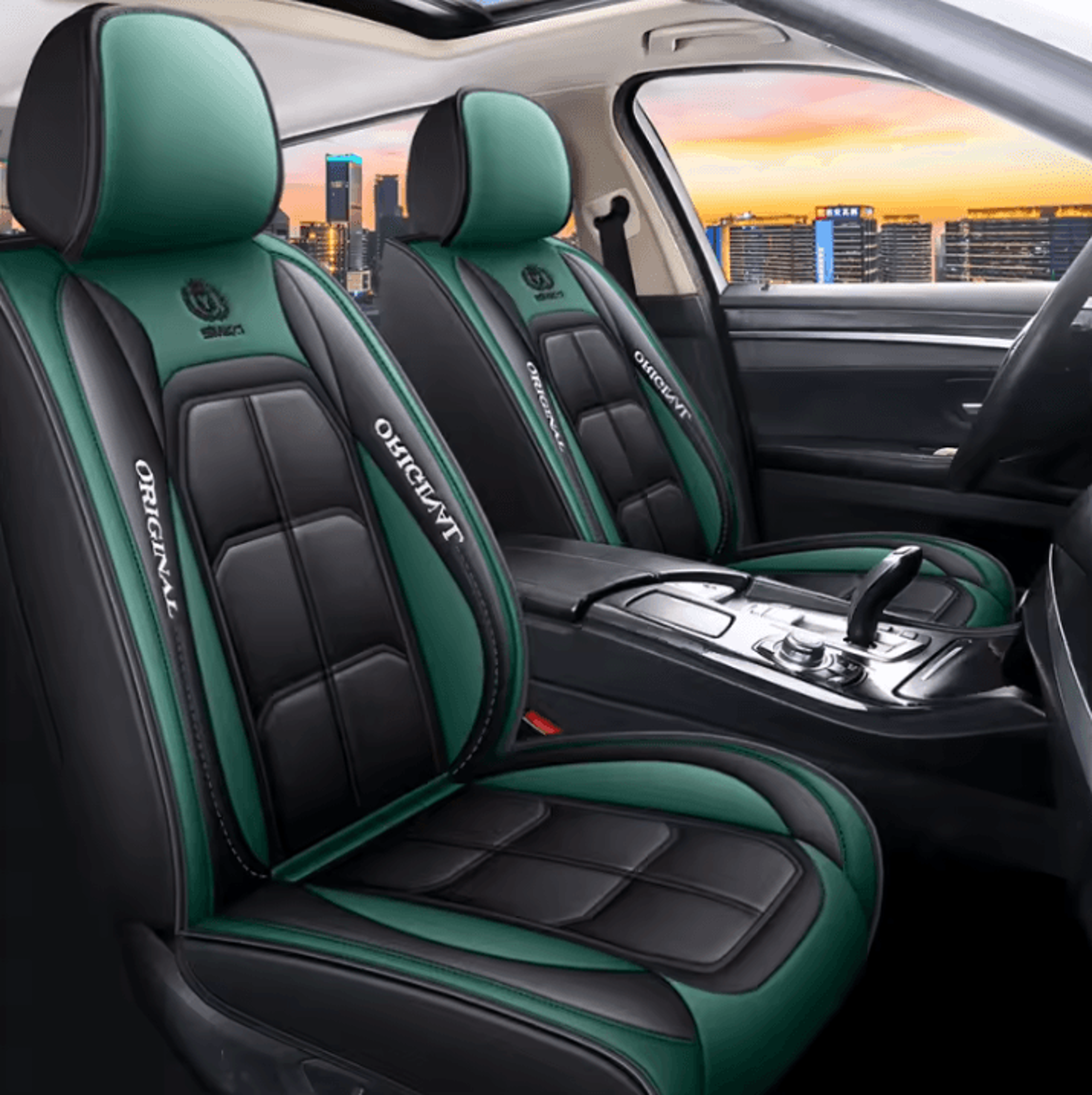 universal full surround leather car seat cushion cover