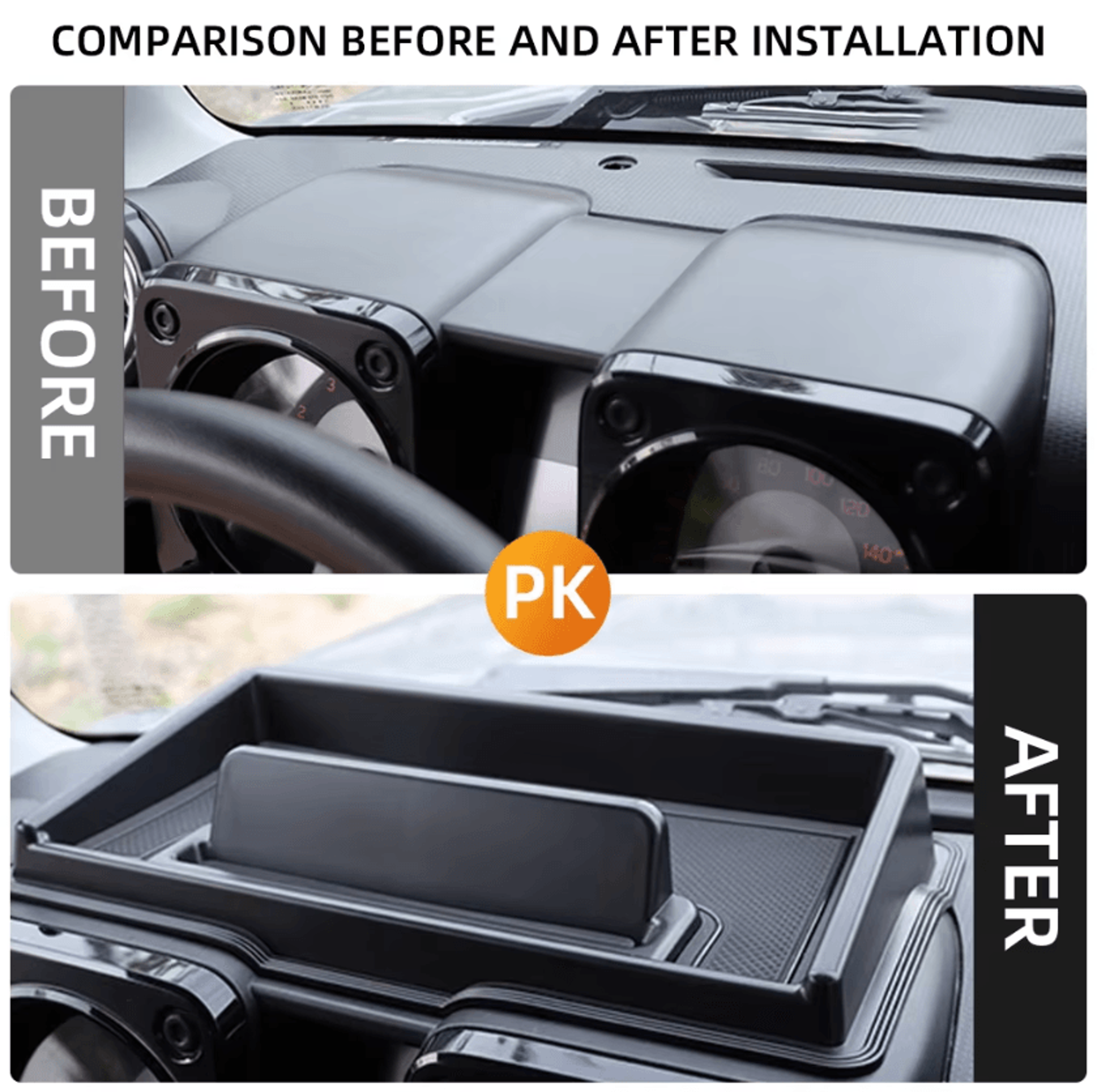 suzuki jimny dashboard storage tray phone holder organizer