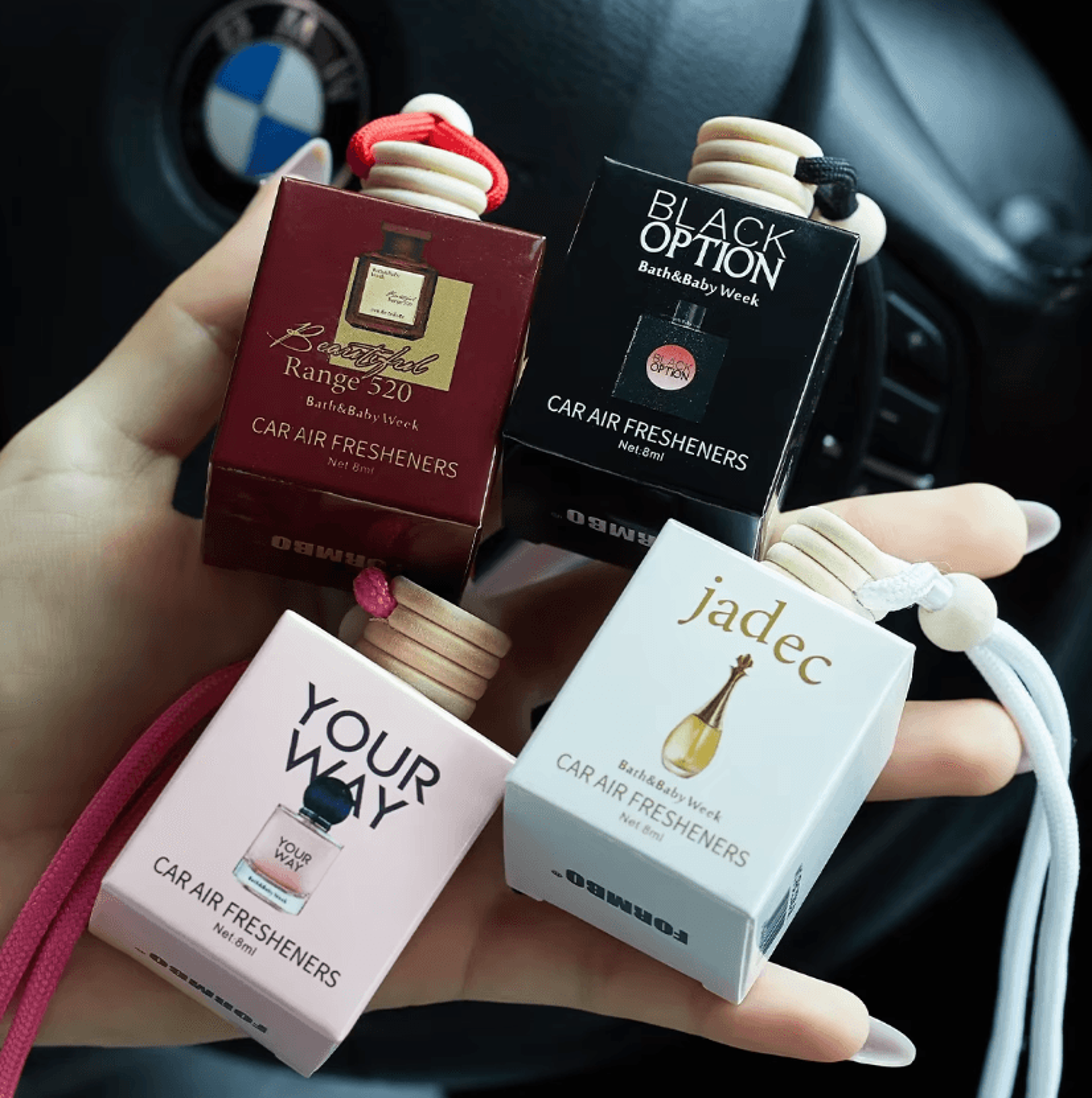 luxury long-lasting car fragrance hanging air freshener
