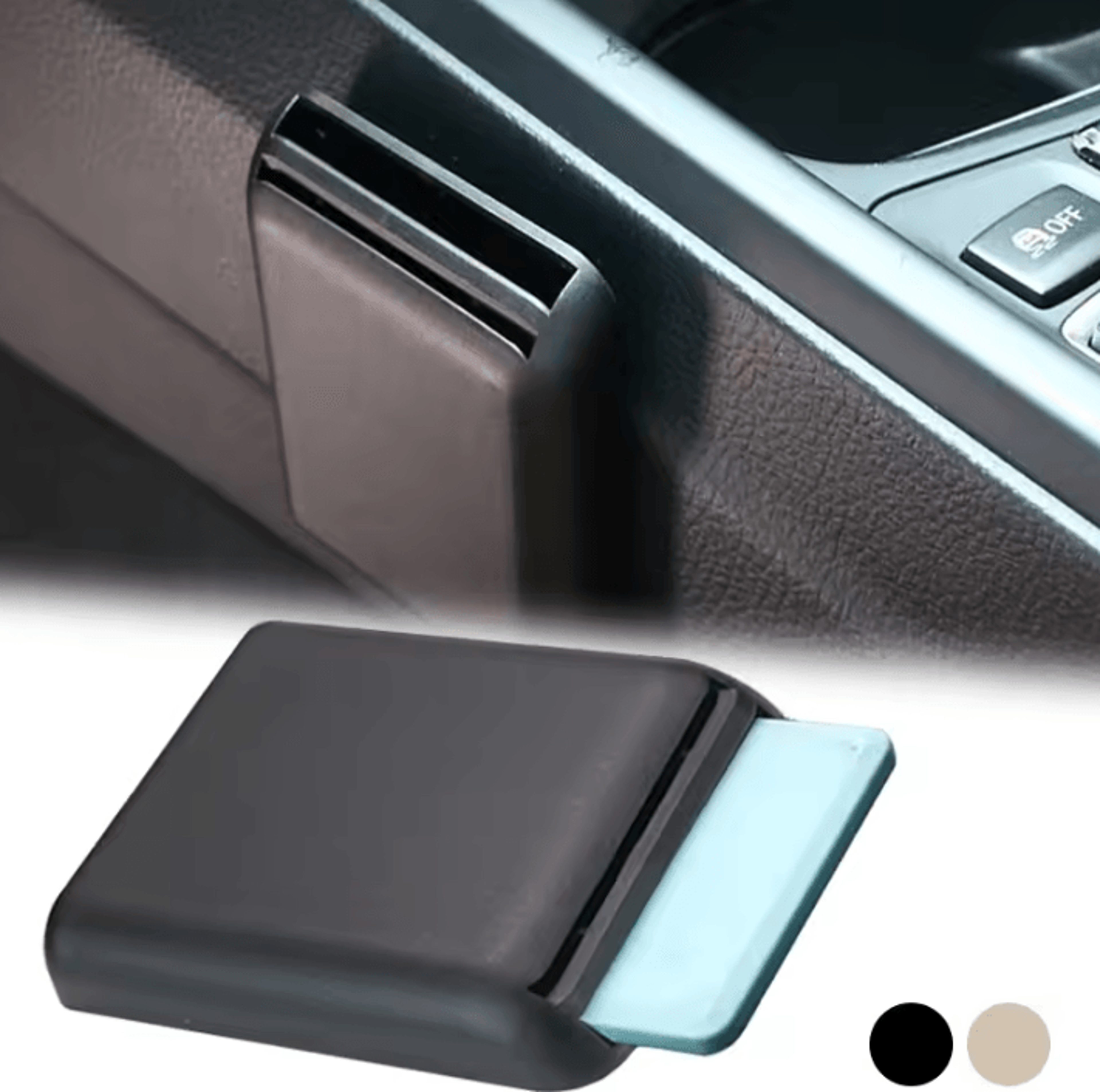 universal car seat crevice organizer box for cards, tickets & essentials