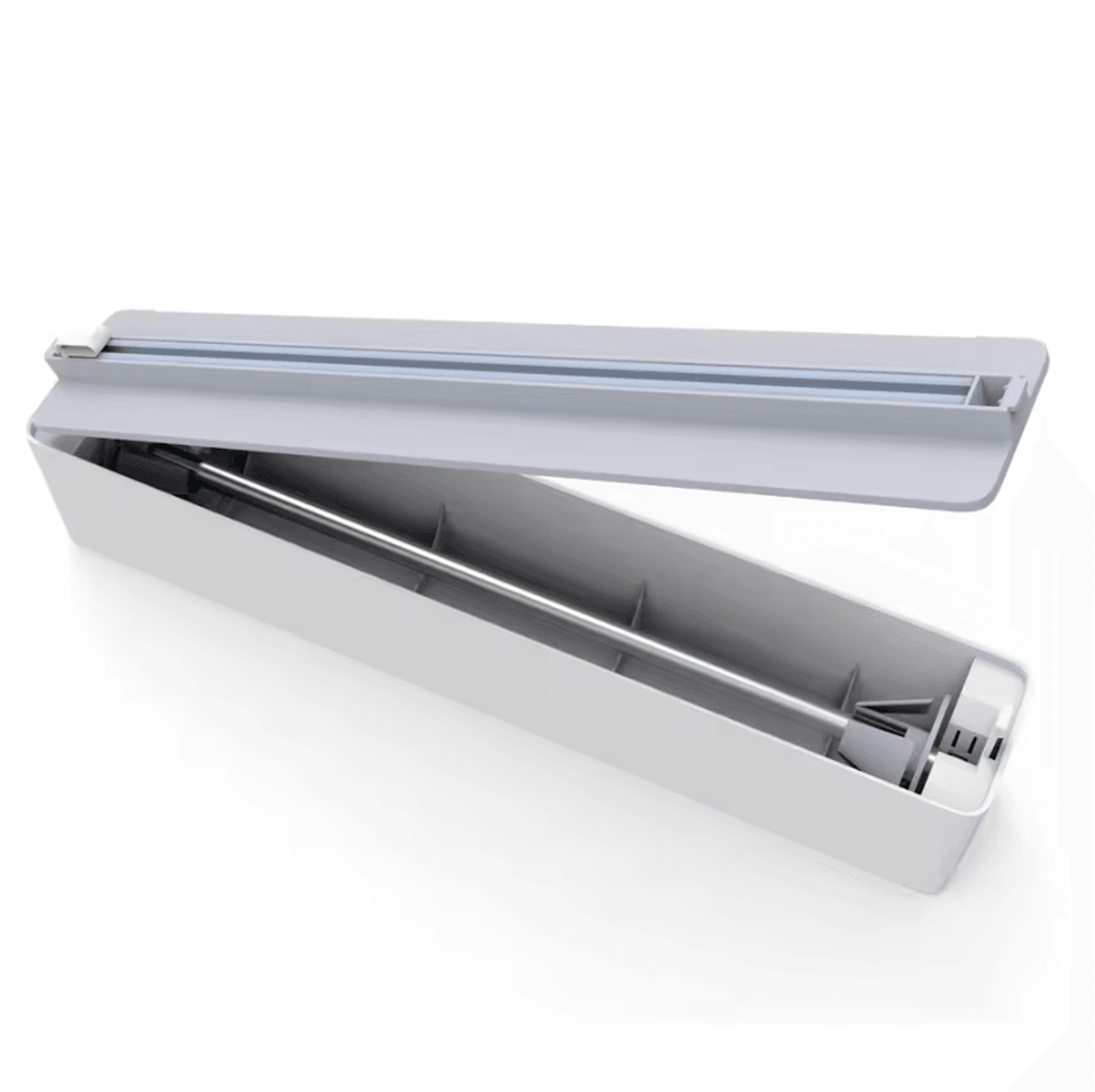 WrapEase 3in1 Wall Mounted Wrap Dispenser  Plastic Wrap Cutter  Paper Towel Holder For Foil Cling F 0