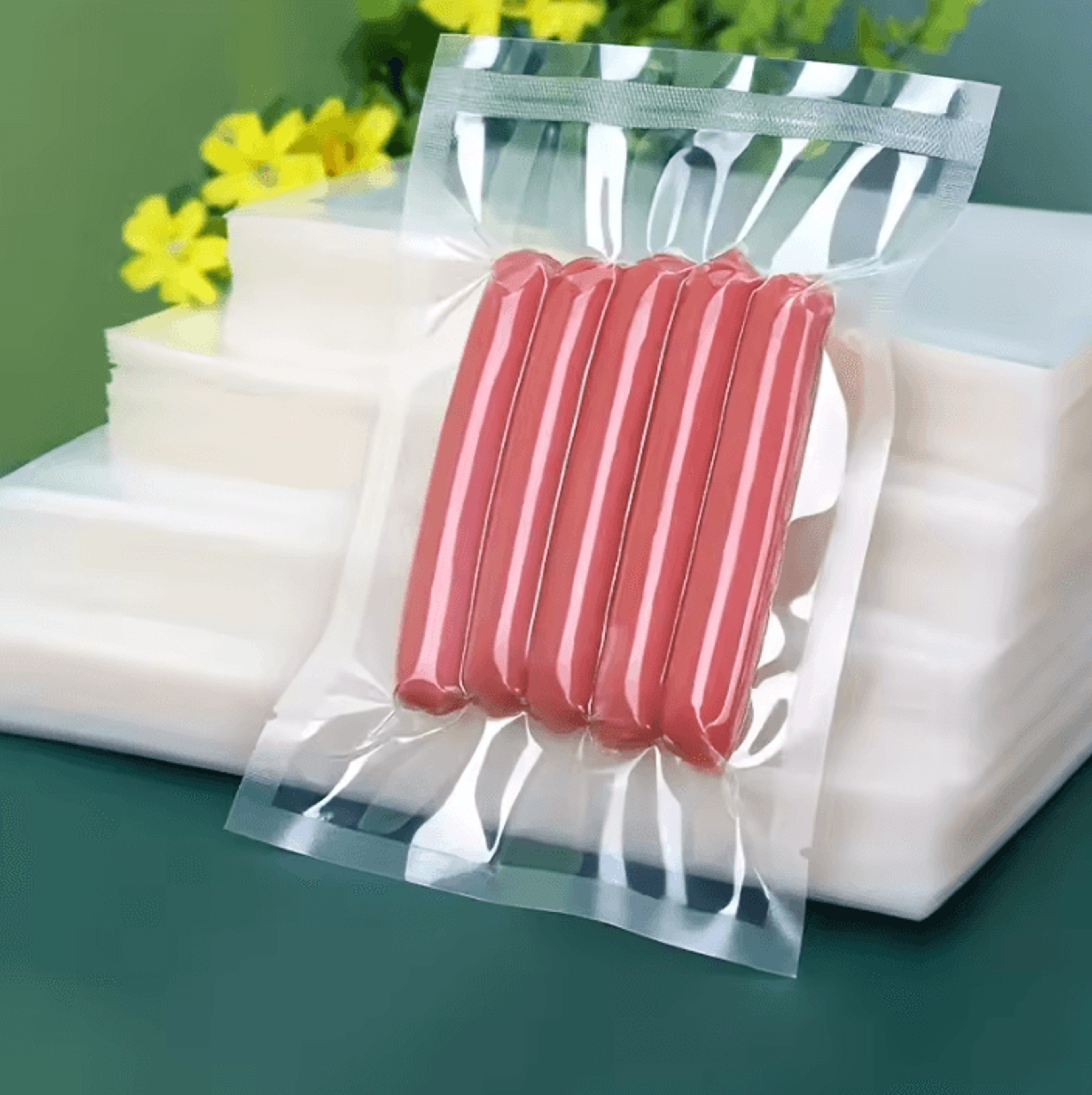 freshshield textured vacuum sealer bags – commercial food vacuum storage bags for meat, vegetables & long-term freshness