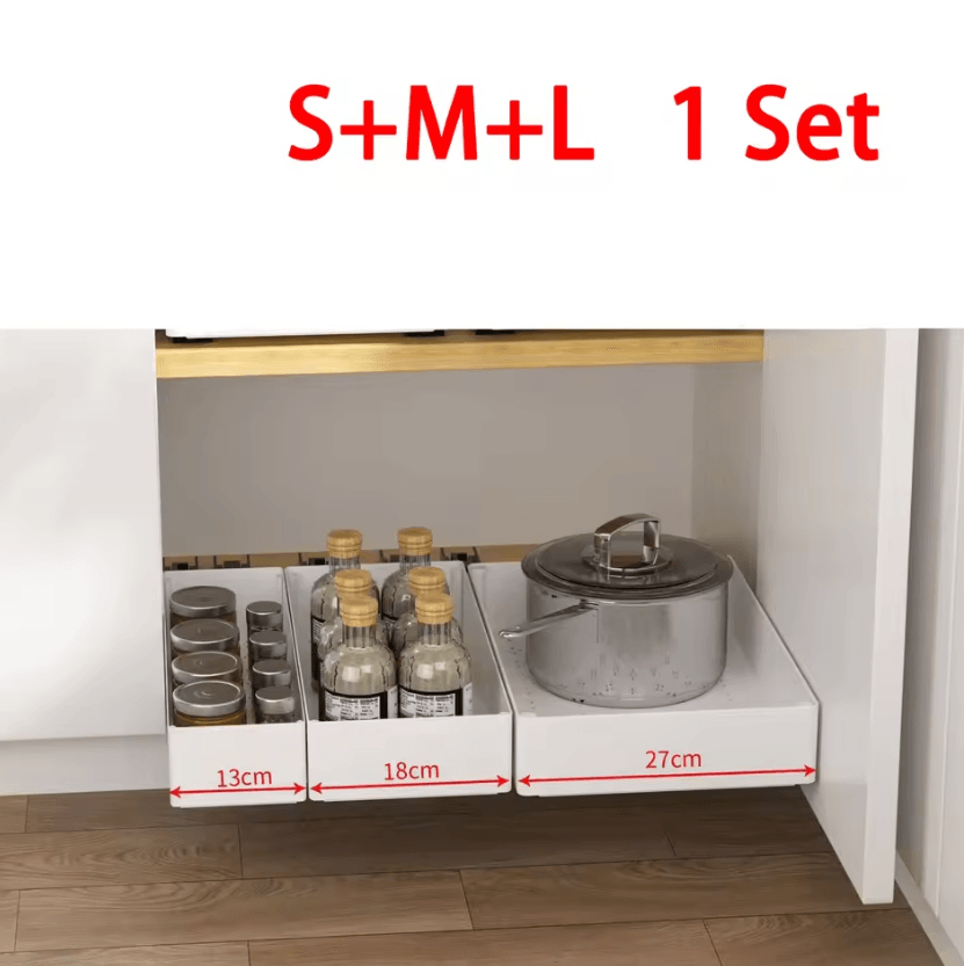 SpaceSlide Under Sink Organizer  PullOut Cabinet Storage Rack 5