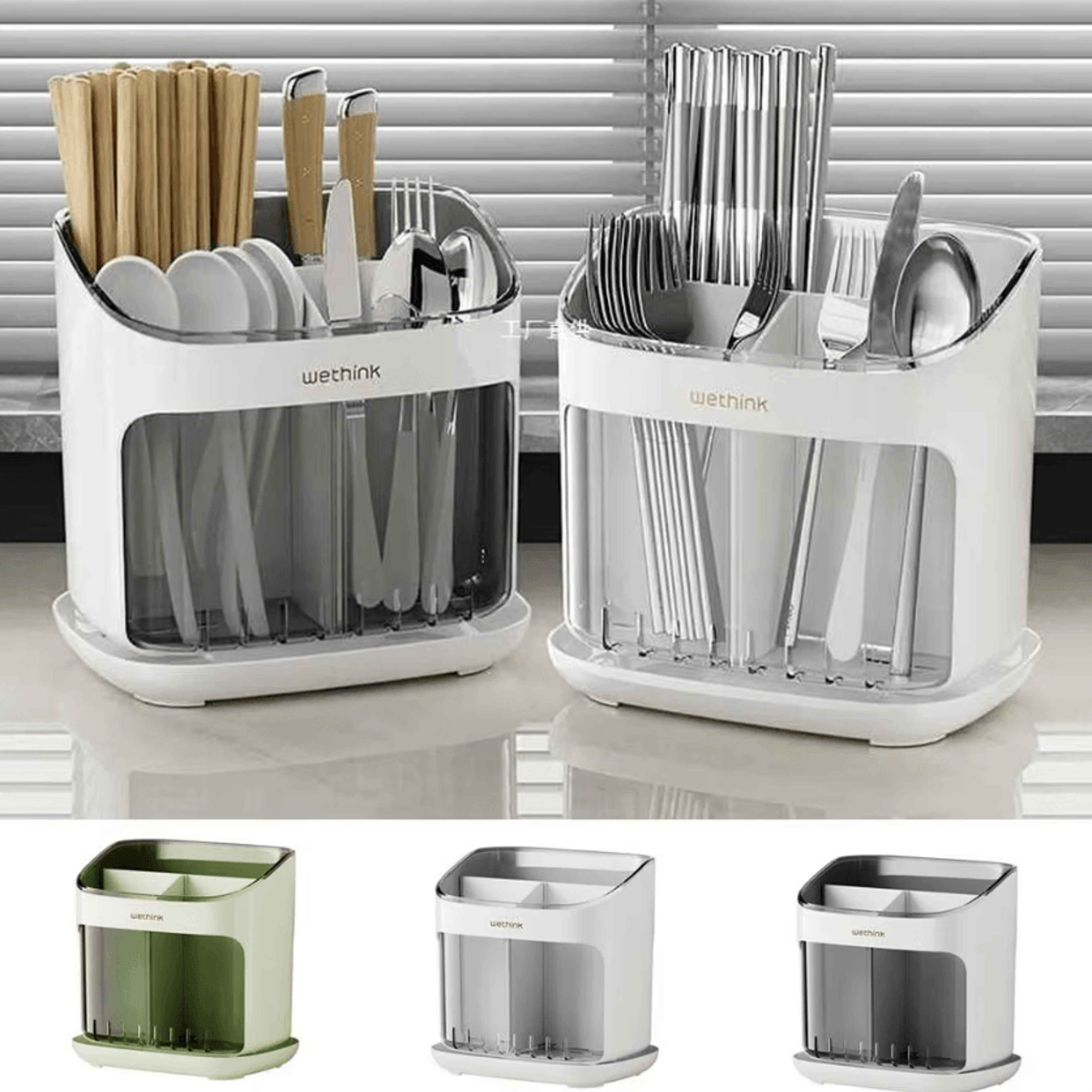 drynest chopstick holder rack & multifunction kitchen utensil organizer
