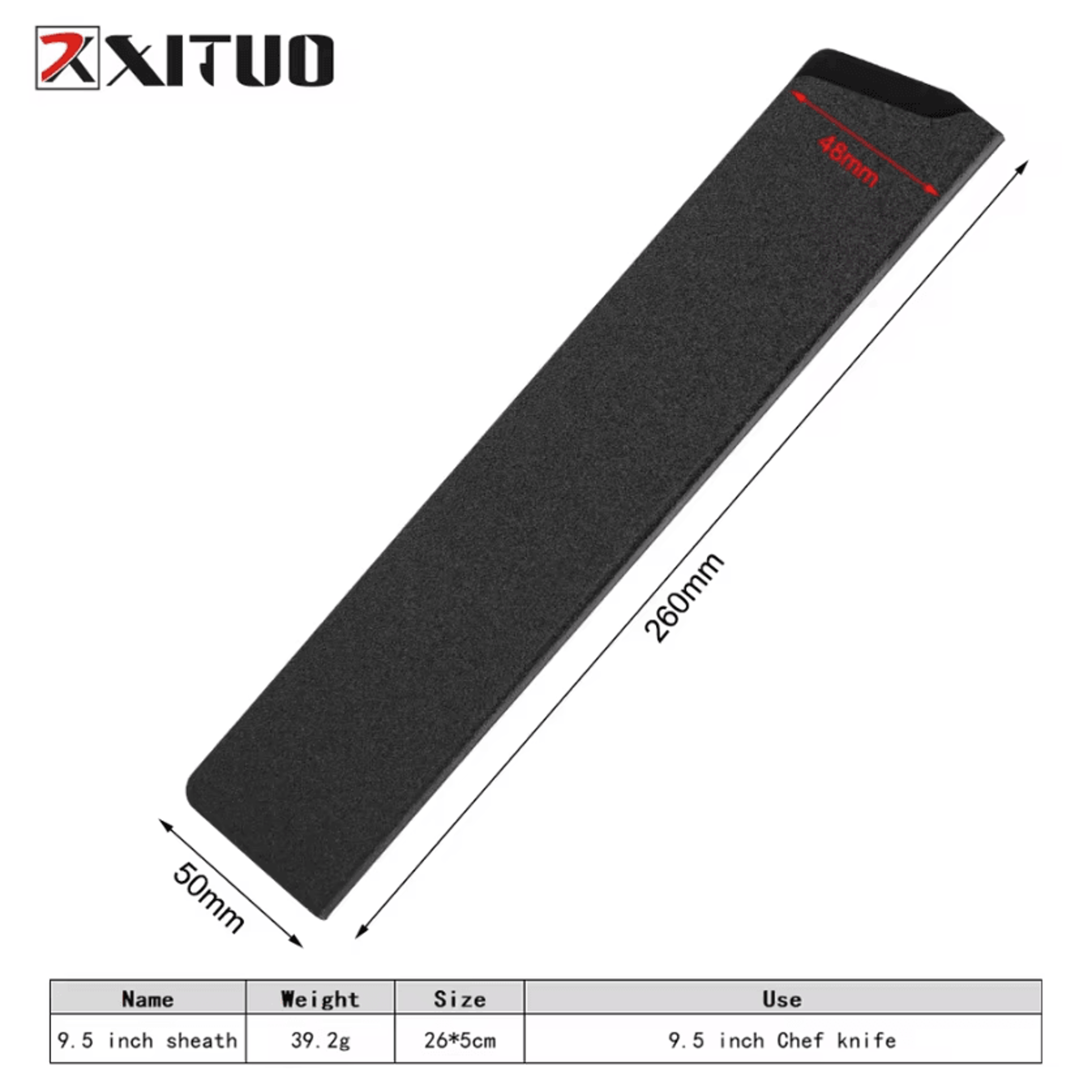 Universal Kitchen Knife Sheath Set For Chef Santoku  Utility Knives 3