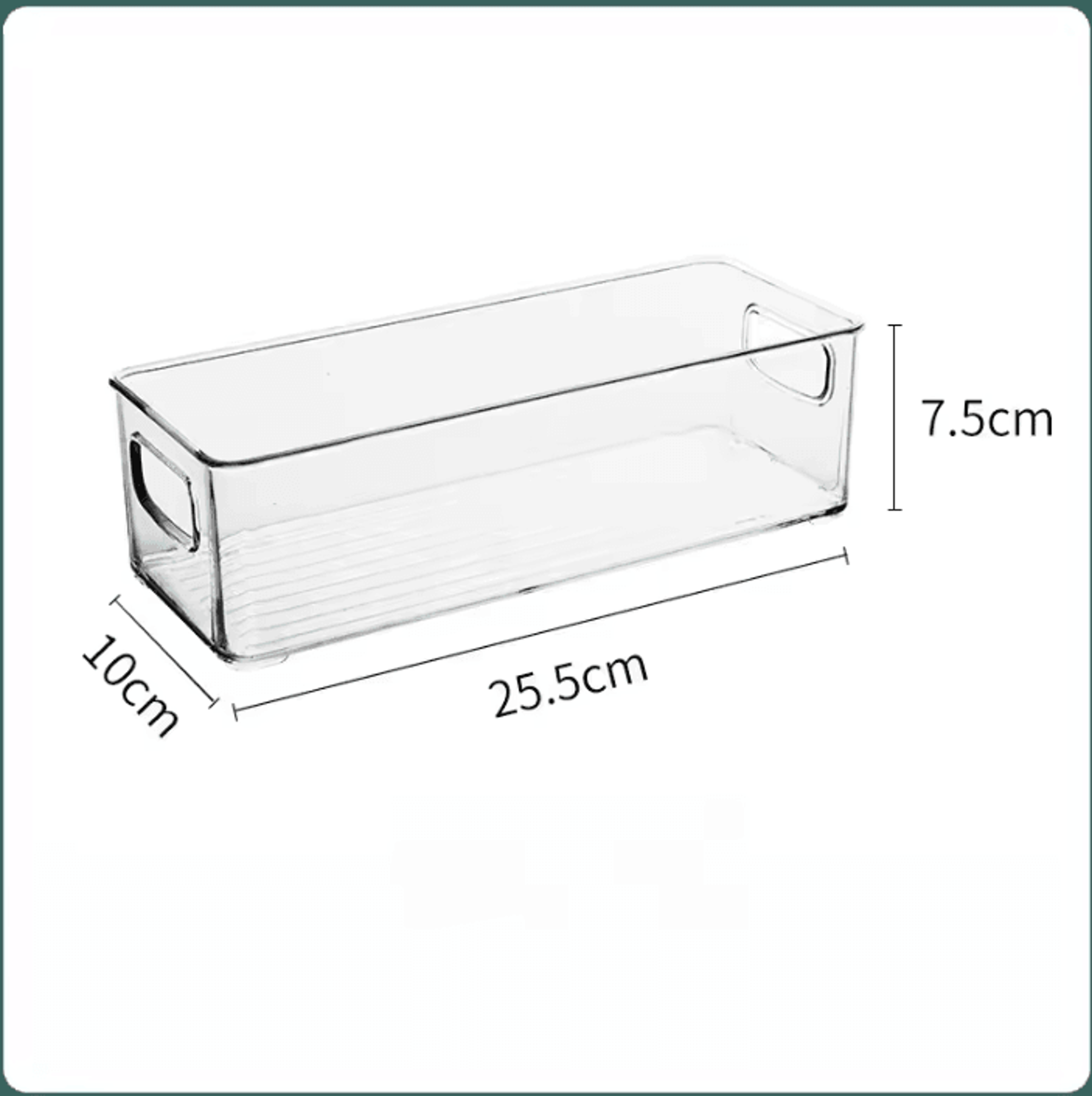 Stackable Clear Pantry Storage Bins With Handles For Fridge  Cabinet Organization 1