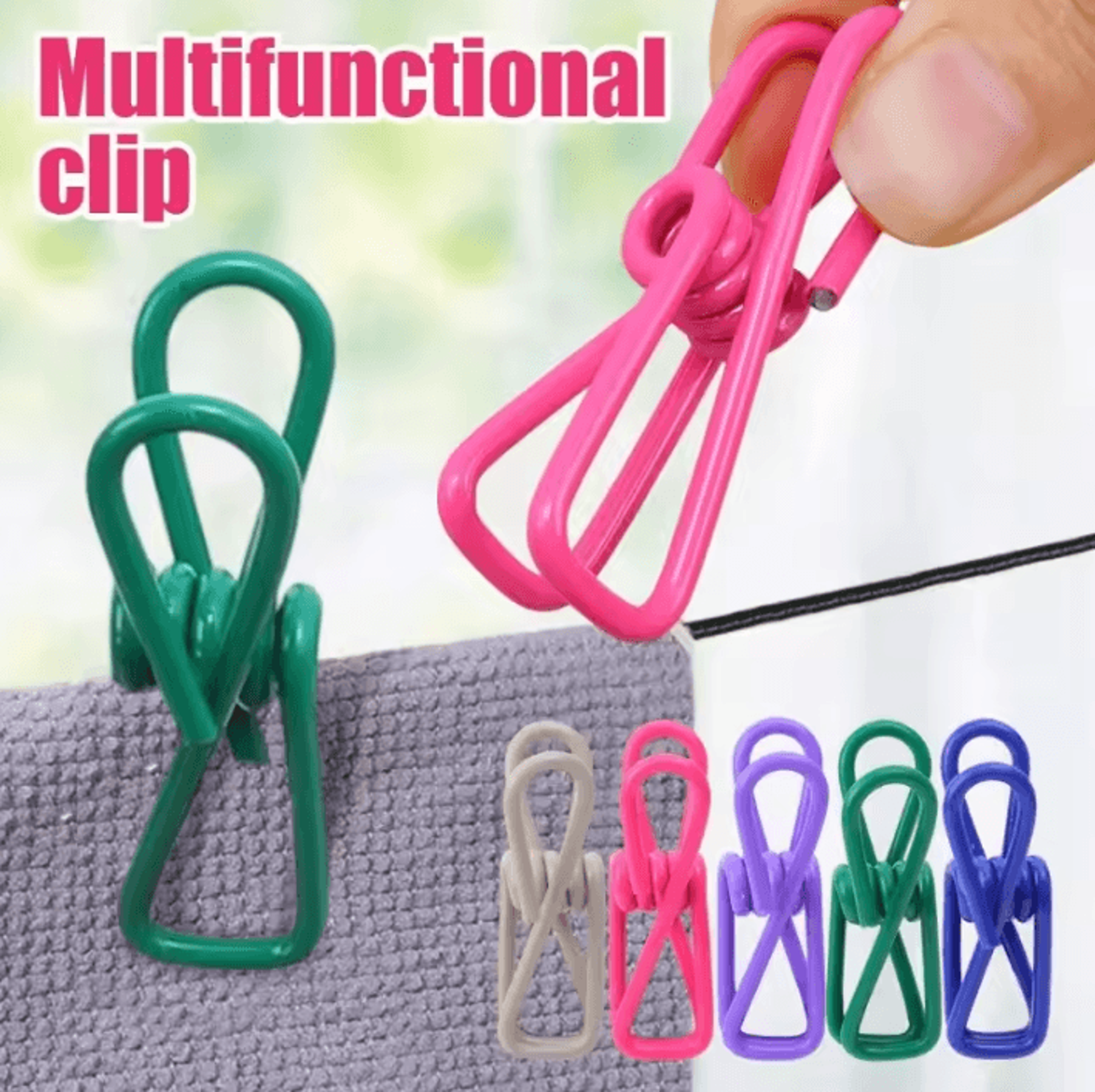 Colorful Food Bag Sealing Clips For Snacks  Kitchen Storage 1
