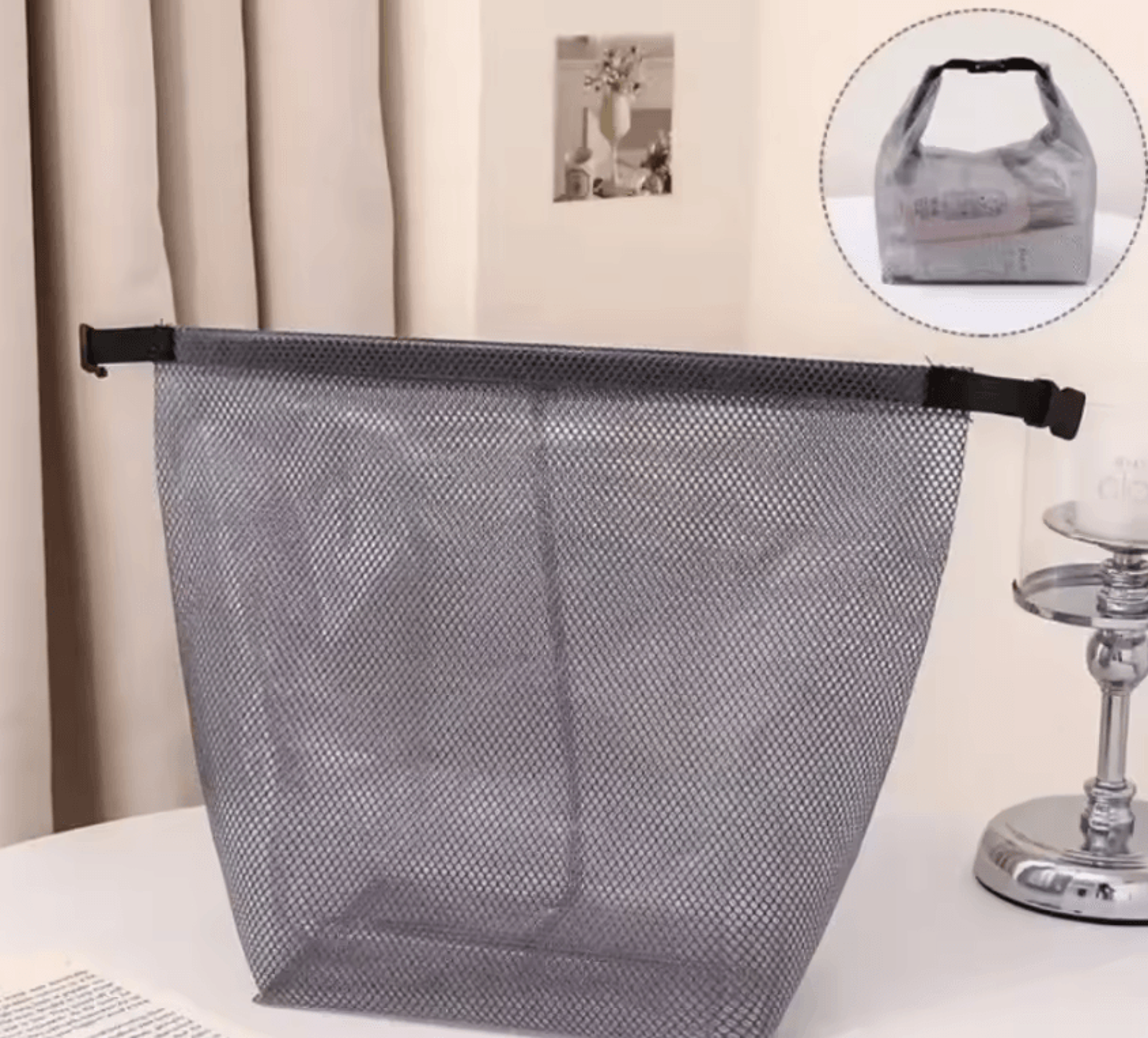 Large Capacity Waterproof Drawstring Bag For Gym Swimming  Travel 3