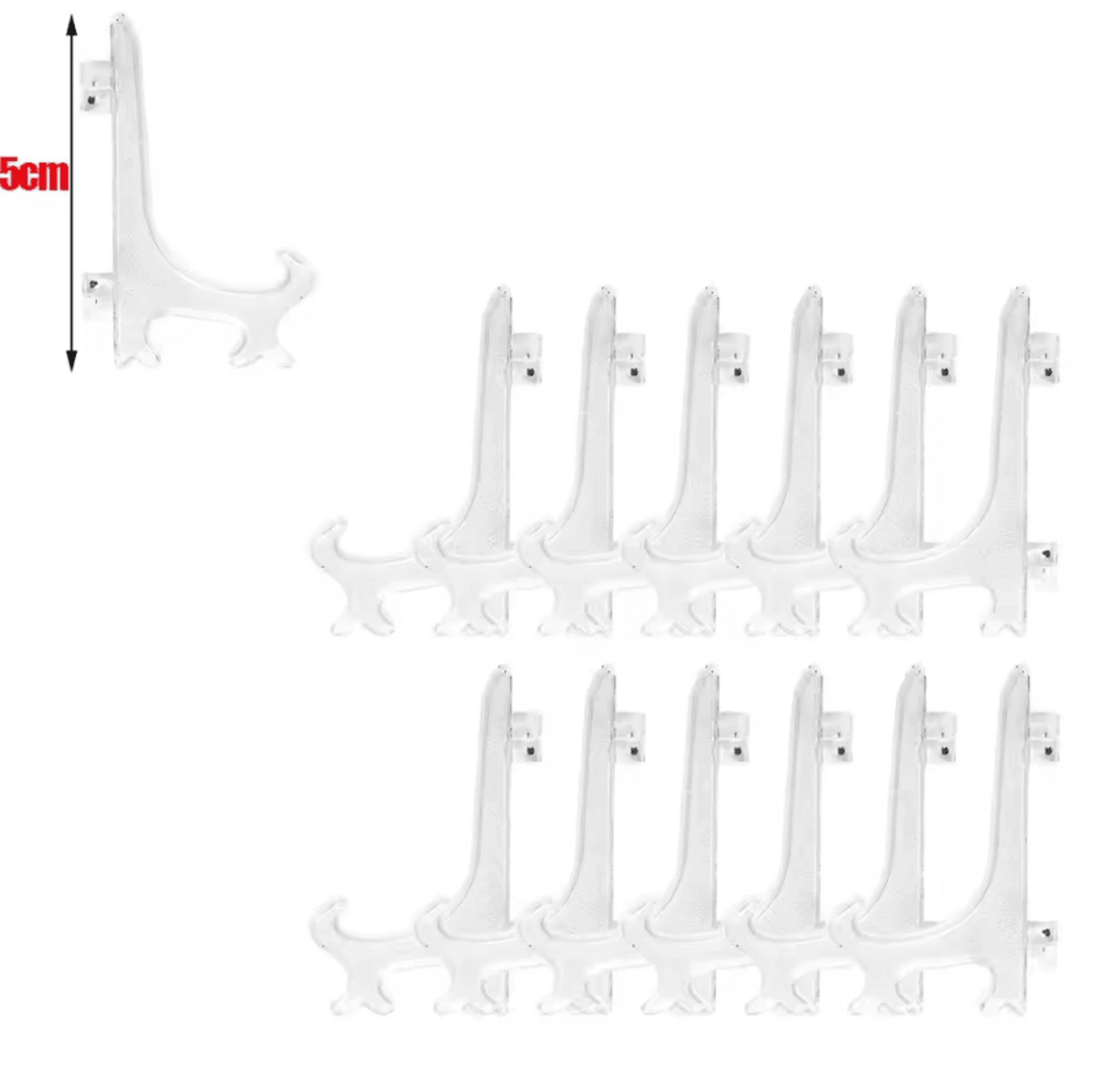 Clear Acrylic Display Easel Stand For Plates Photos  Home Decor 1