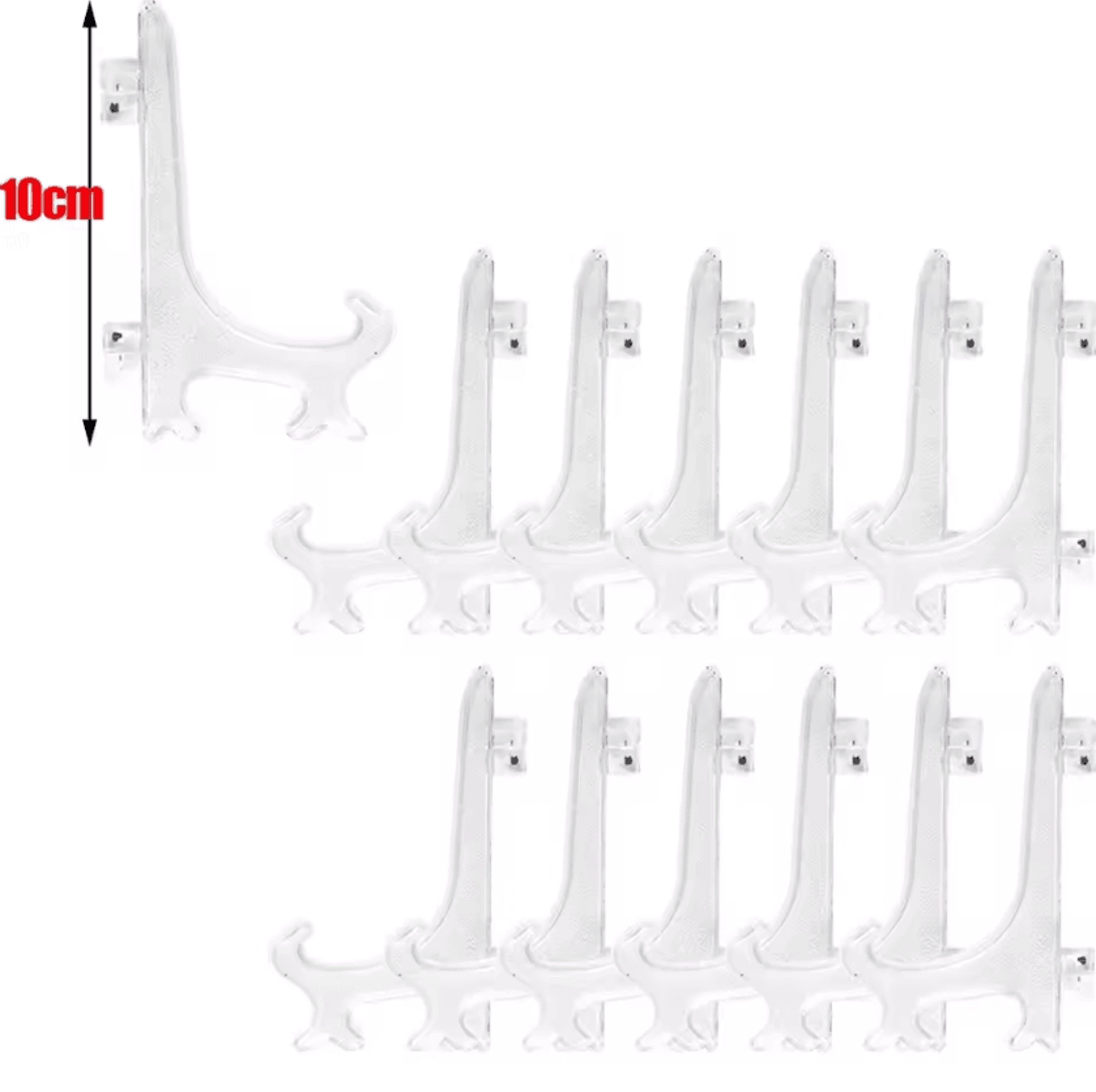 Clear Acrylic Display Easel Stand For Plates Photos  Home Decor 6