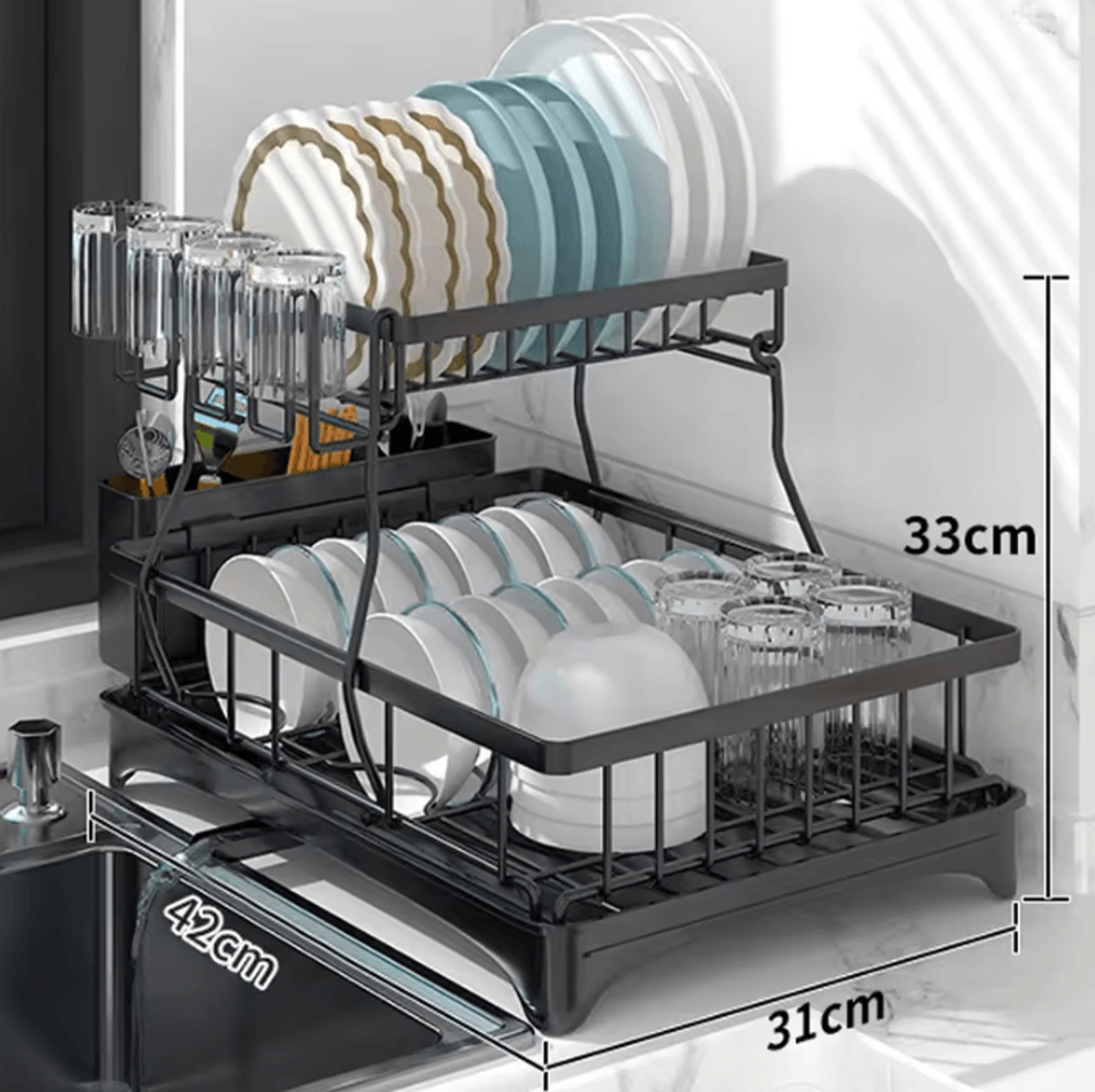 Foldable PullOut Storage Rack Organizer For Kitchen  Snack Storage 7