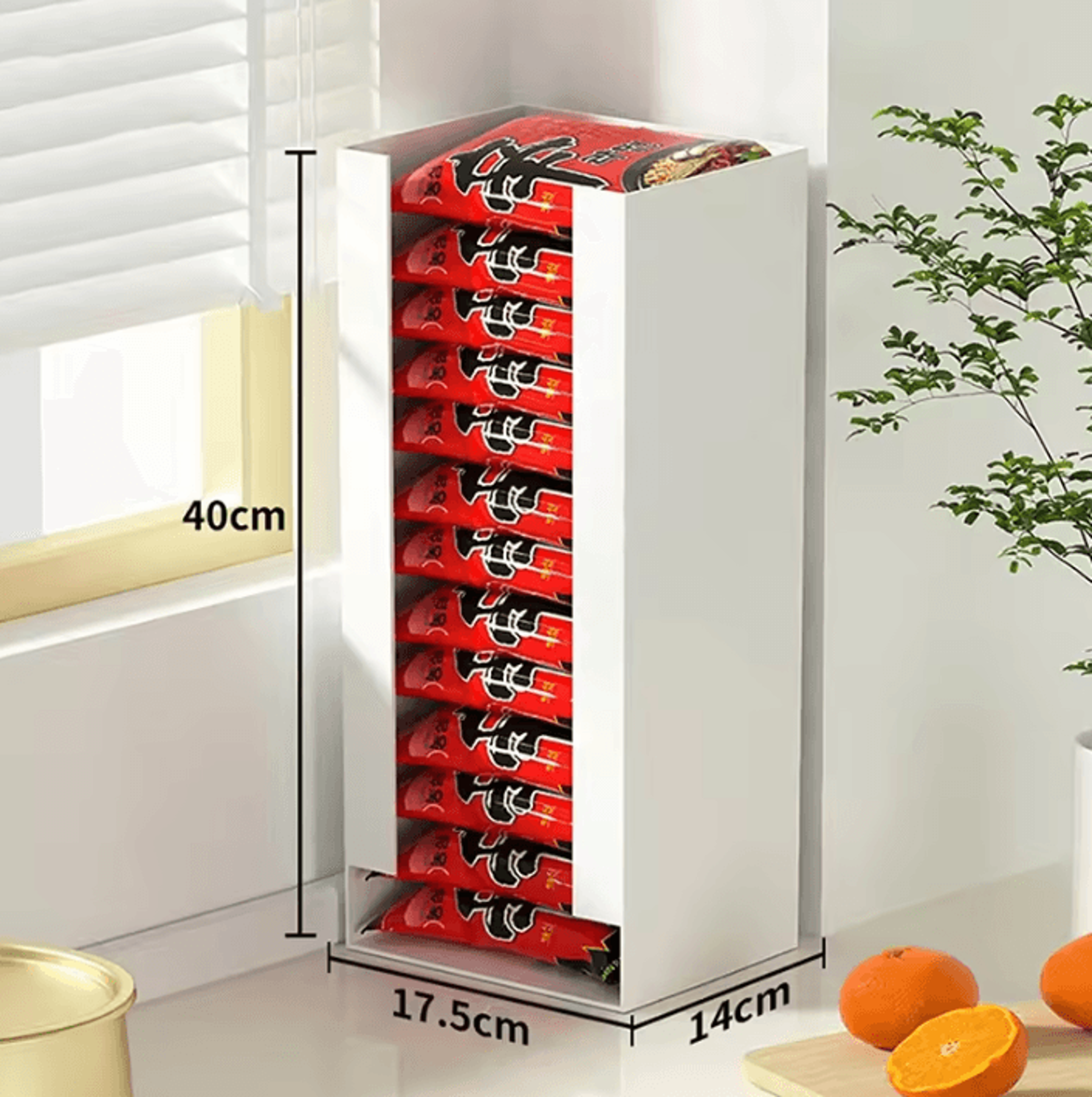 MultiFunctional Ramen Storage Organizer Box For Kitchen  Desktop Storage 5