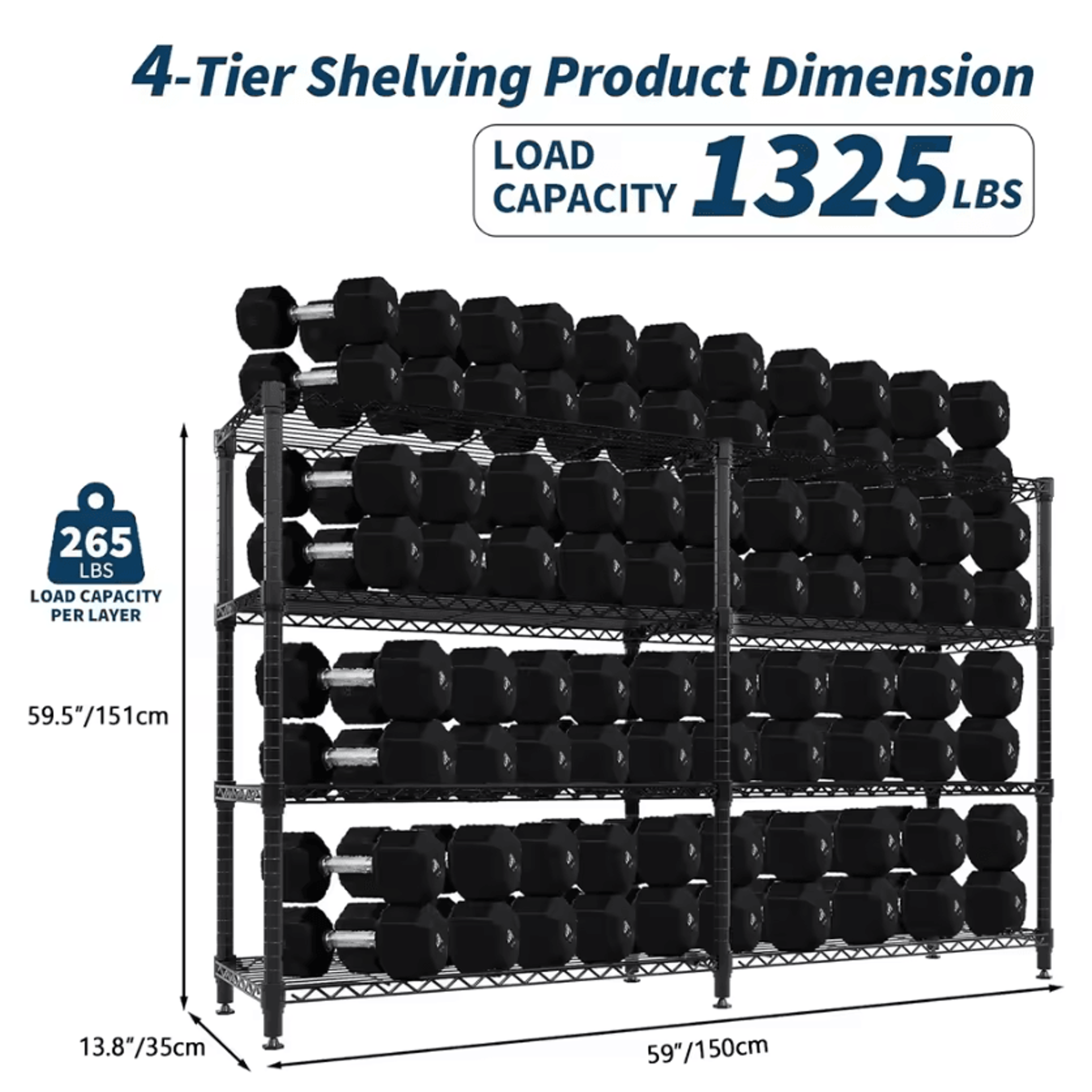 TitanStack Heavy Duty Metal Storage Shelves 2