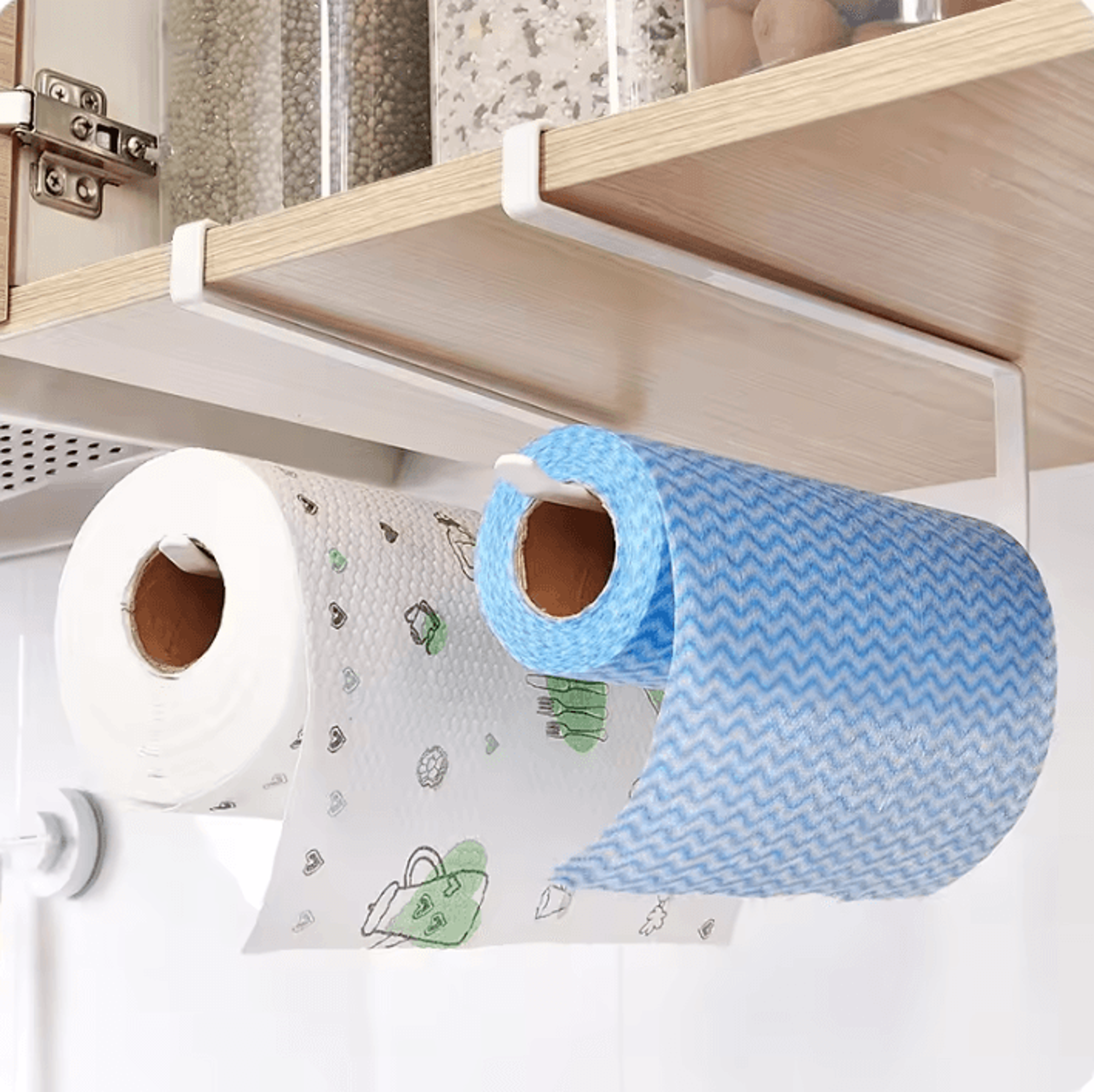 QuickHang PunchFree Paper Towel  Tissue Holder Rack 1