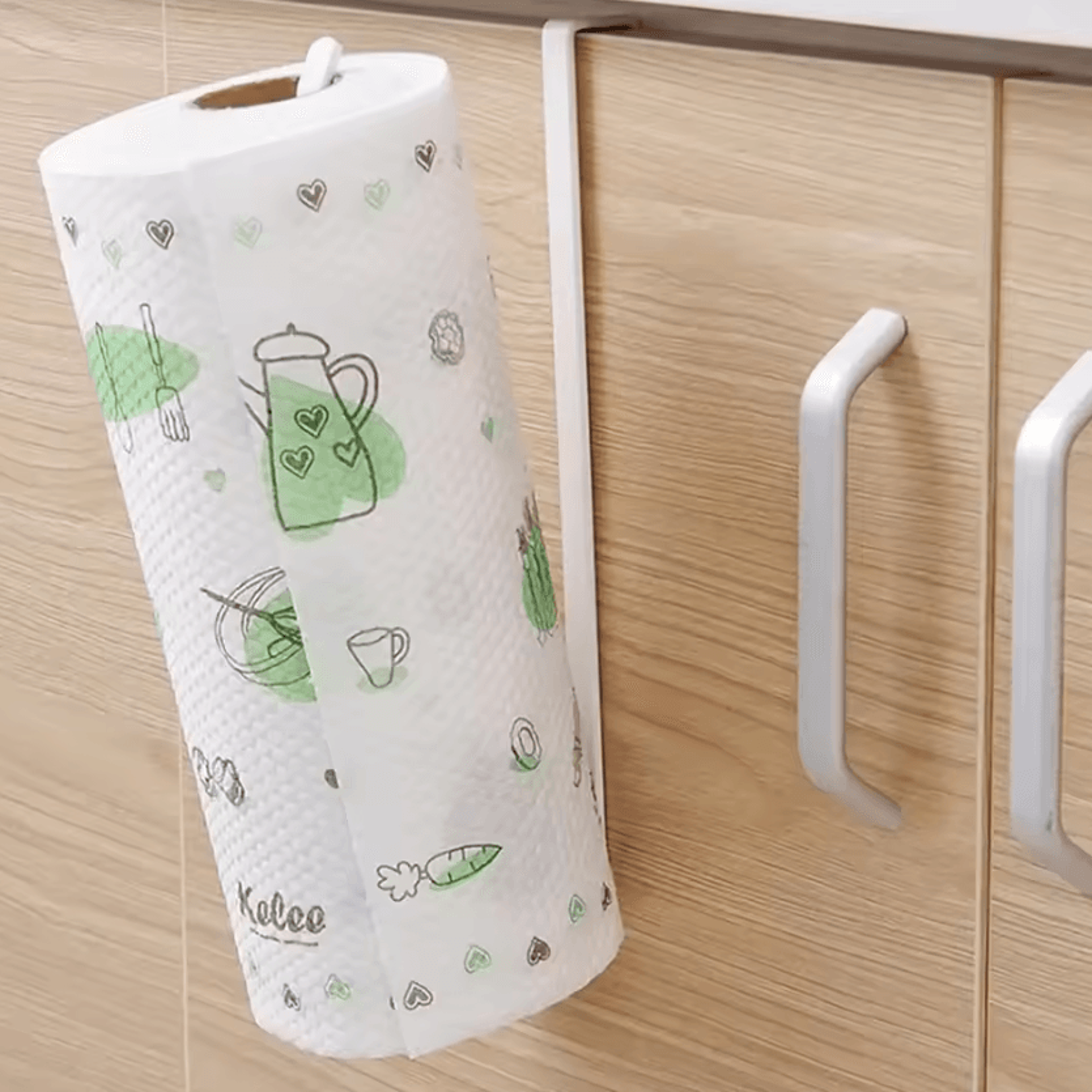 SpaceRoll Wall Mounted Paper Towel  Bathroom Storage Rack 1