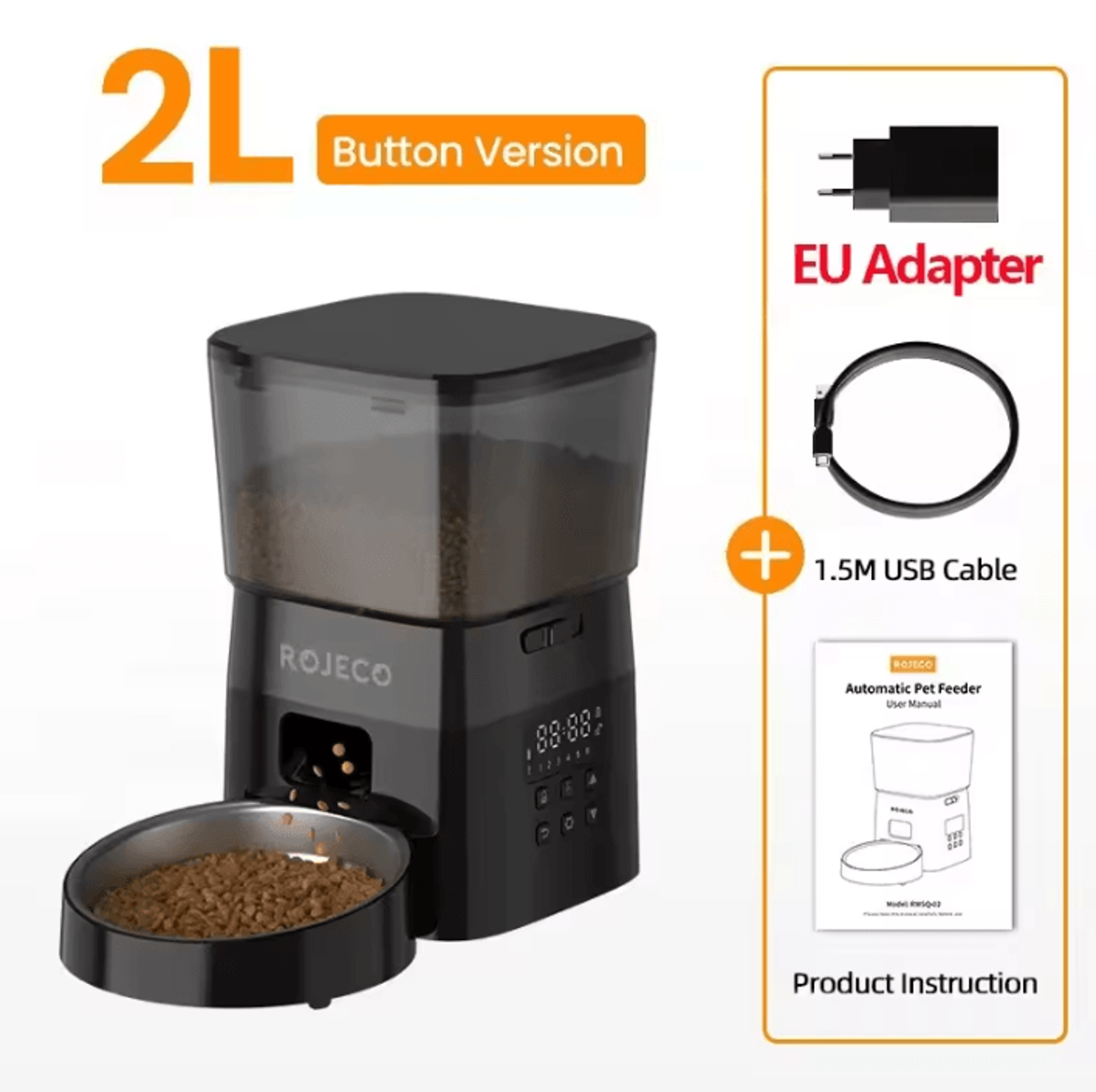 SmartPortion Automatic Pet Feeder For Cats  Small Dogs 3