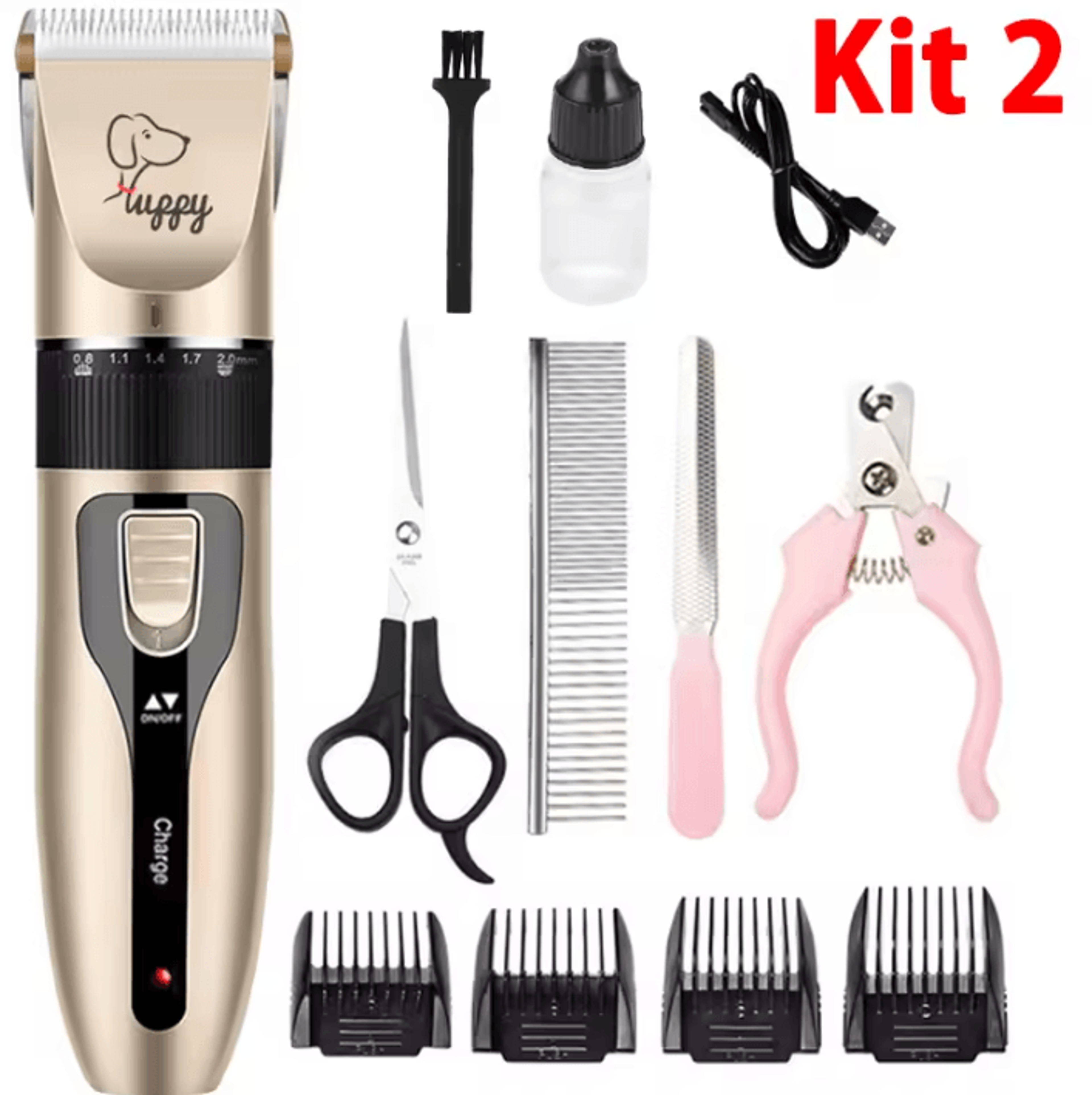 TrimEase Professional Pet Grooming Clipper Kit 3