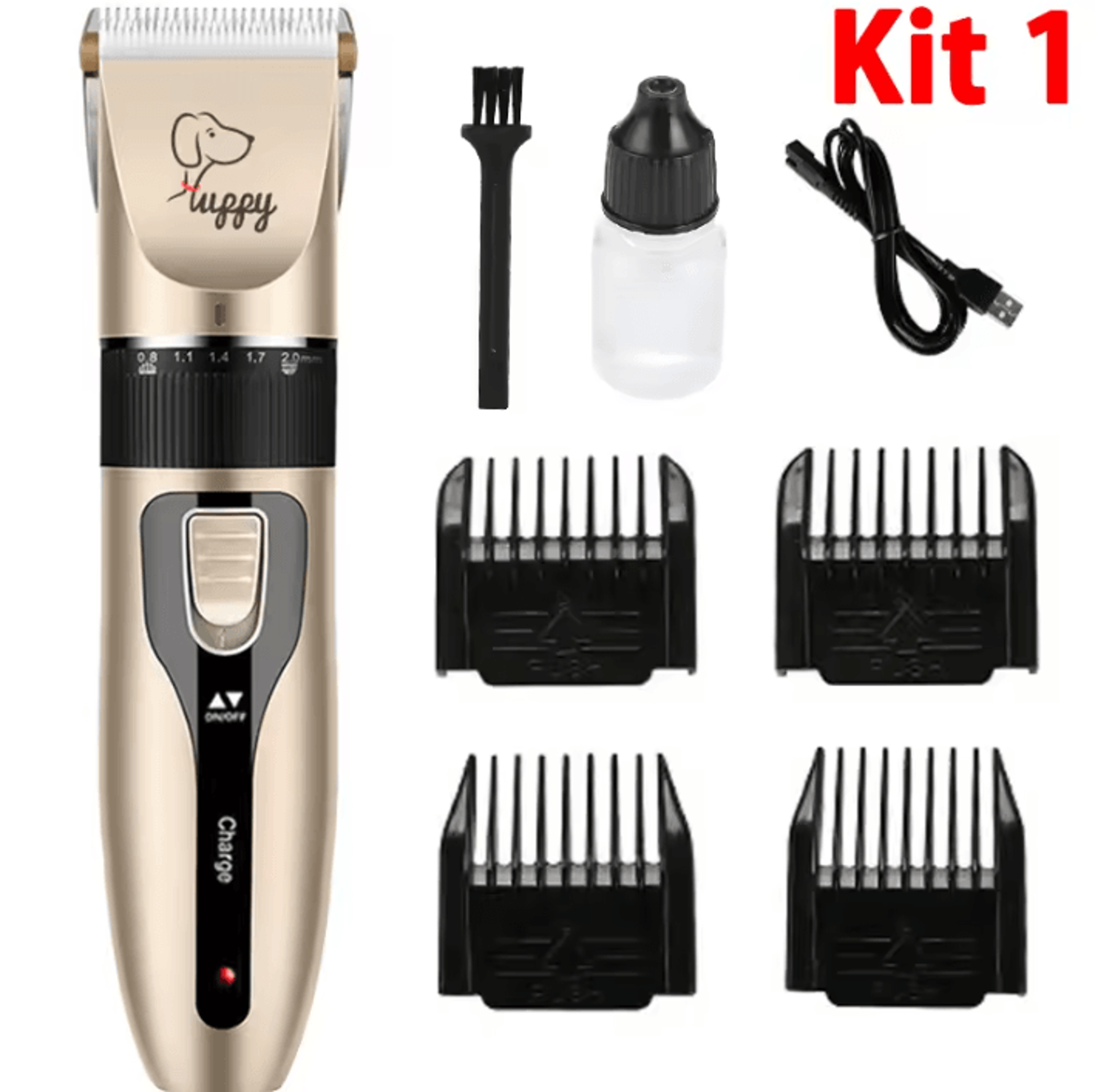 TrimEase Professional Pet Grooming Clipper Kit 4