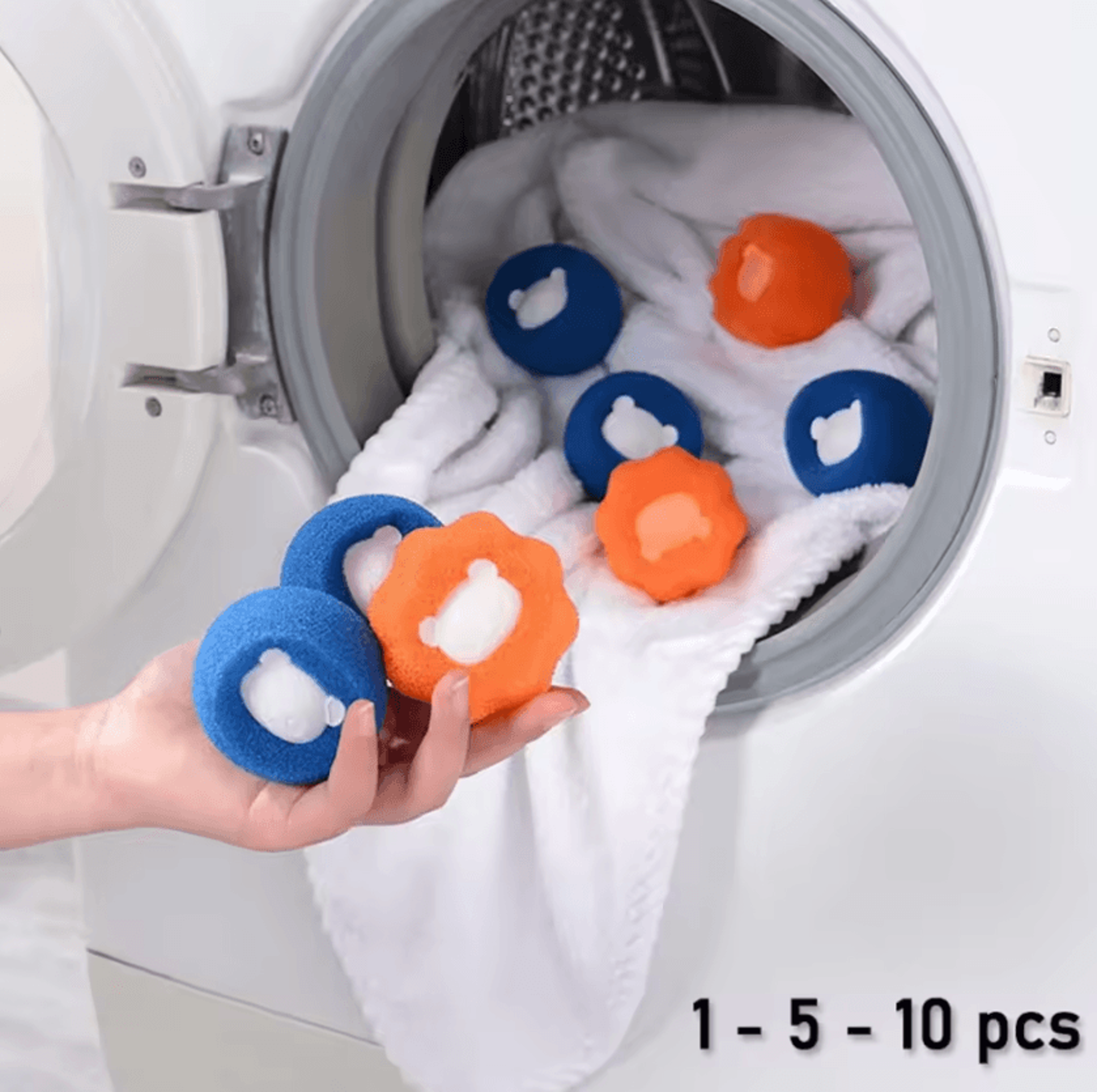 reusable pet hair remover laundry balls for washing machines & dryers