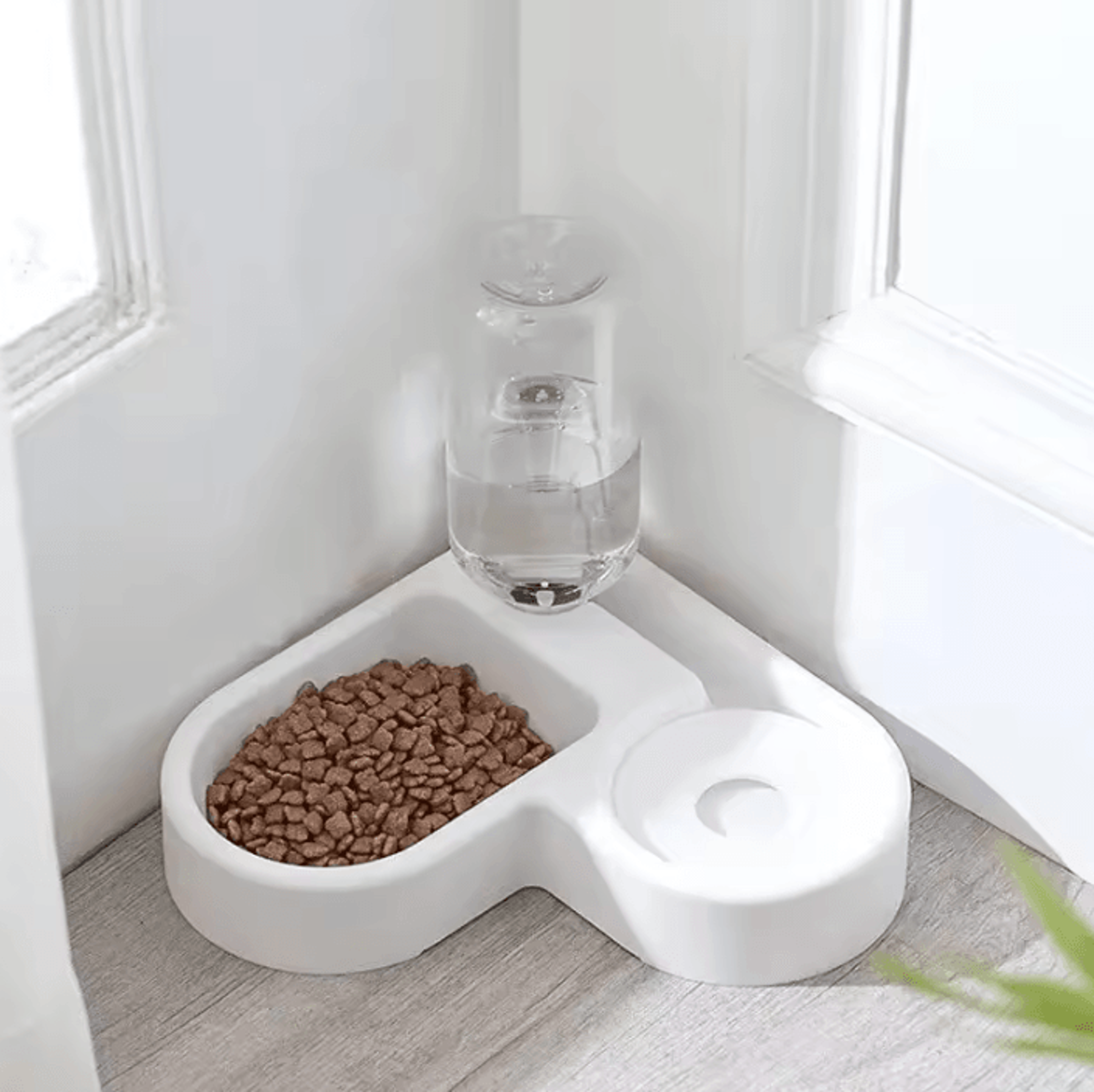 HydraPaws Automatic Dual Pet Bowl Water  Feeding Station 0