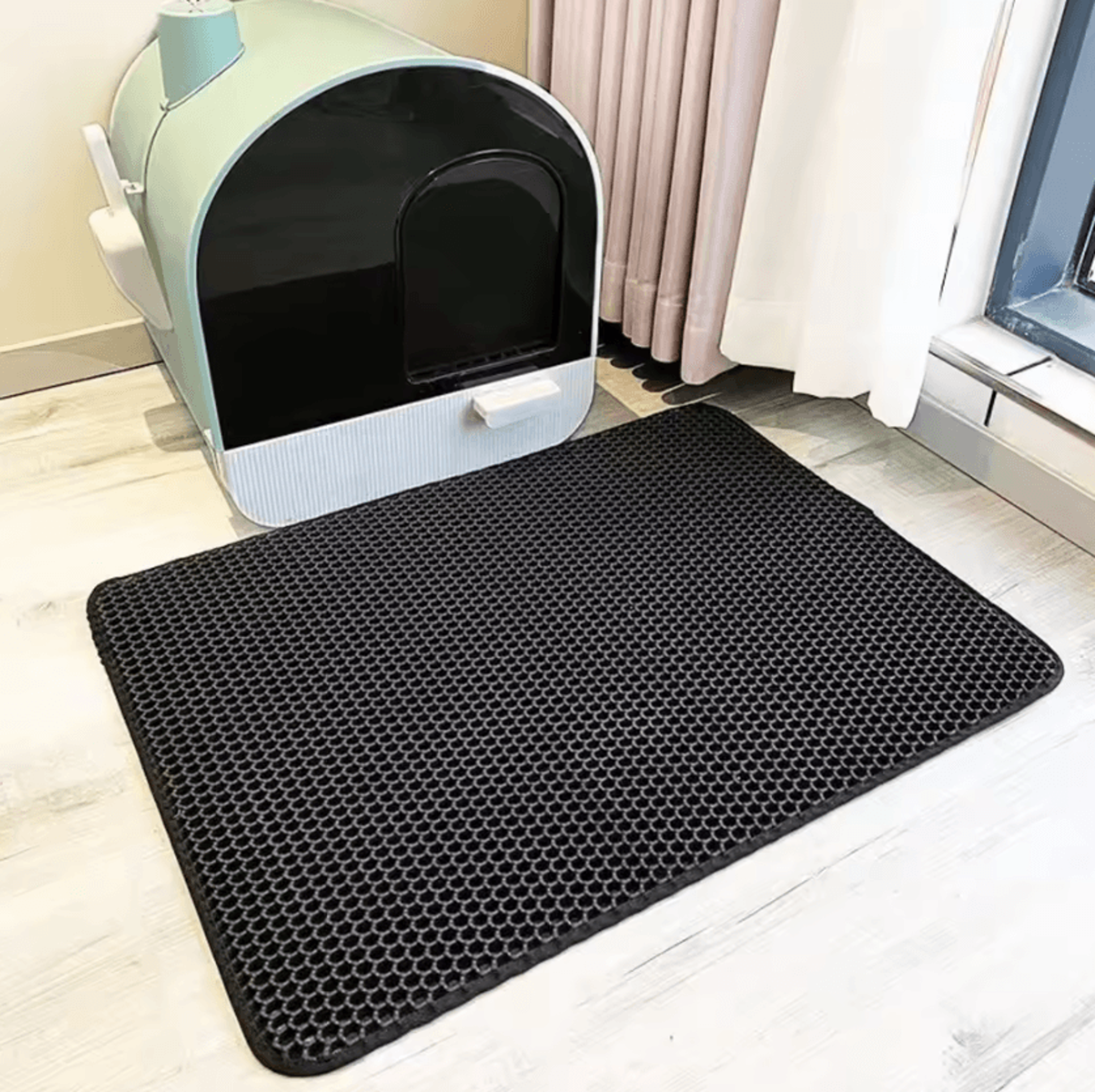 CleanNest DoubleLayer Waterproof Cat Litter Mat 3