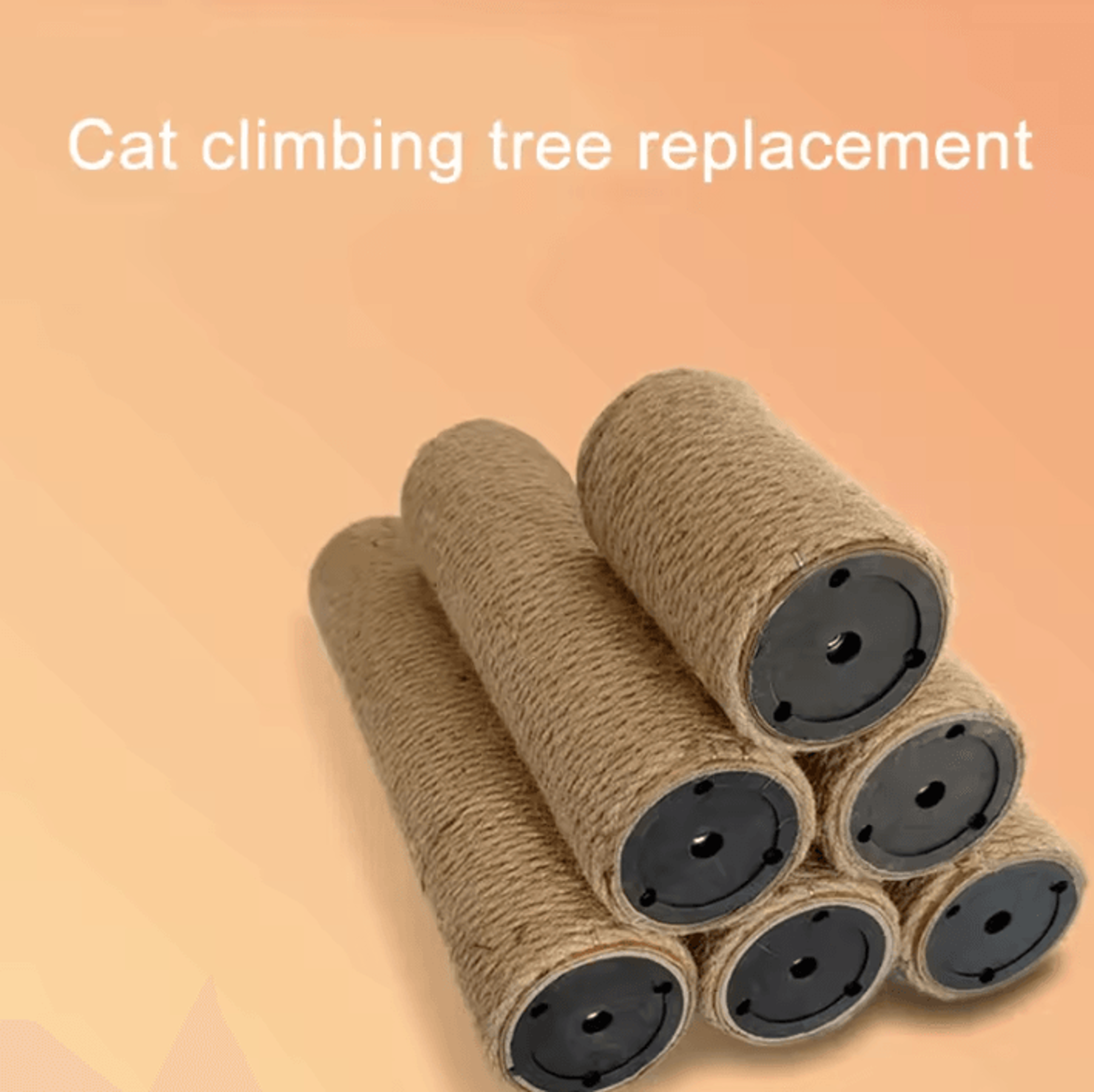 SisalPro DIY Cat Scratching Post Replacement  Durable RopeWrapped Climbing  Scratch Pole 2