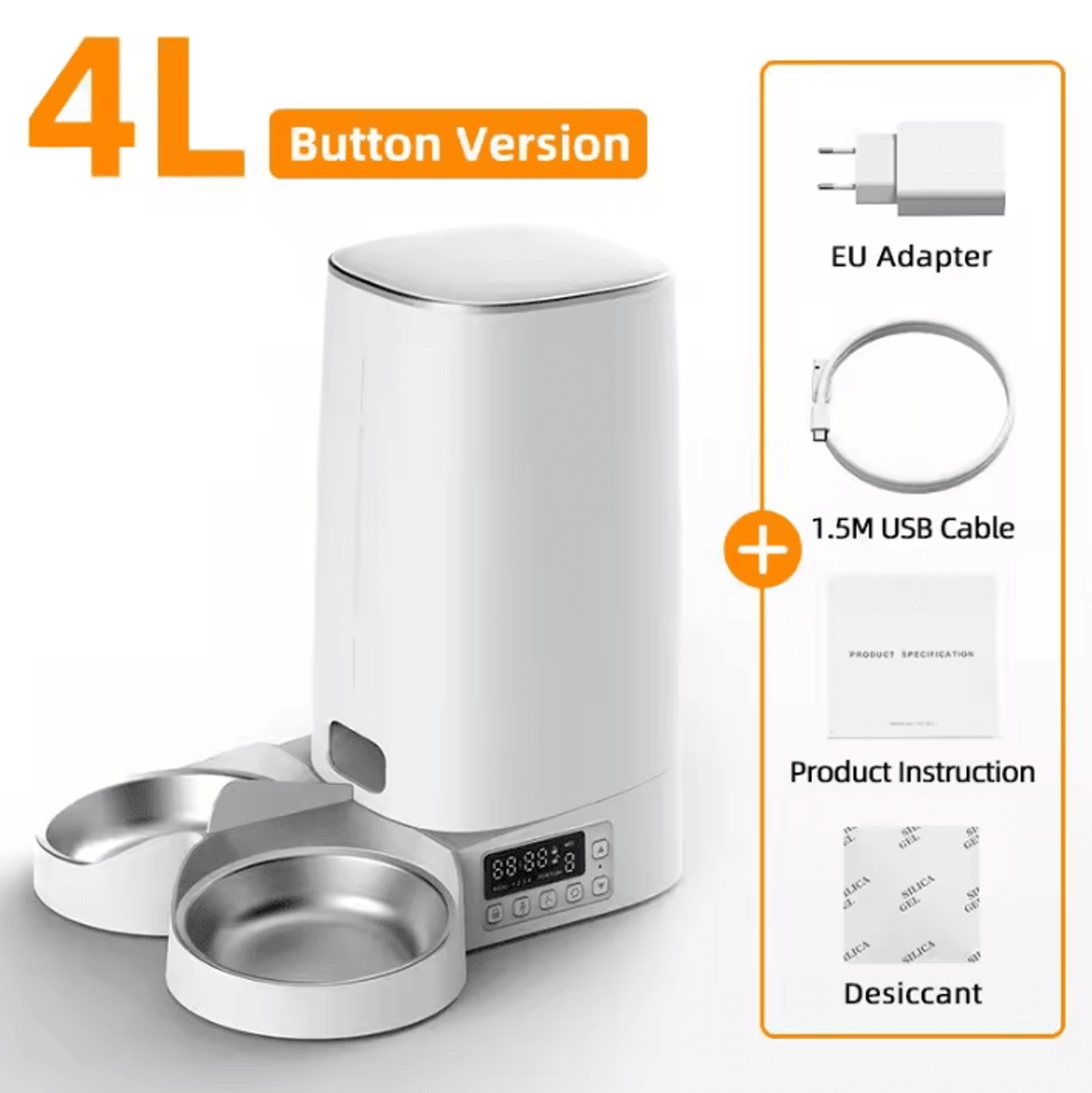 ROJECO Smart WiFi Automatic Cat Feeder With Remote App Control 4