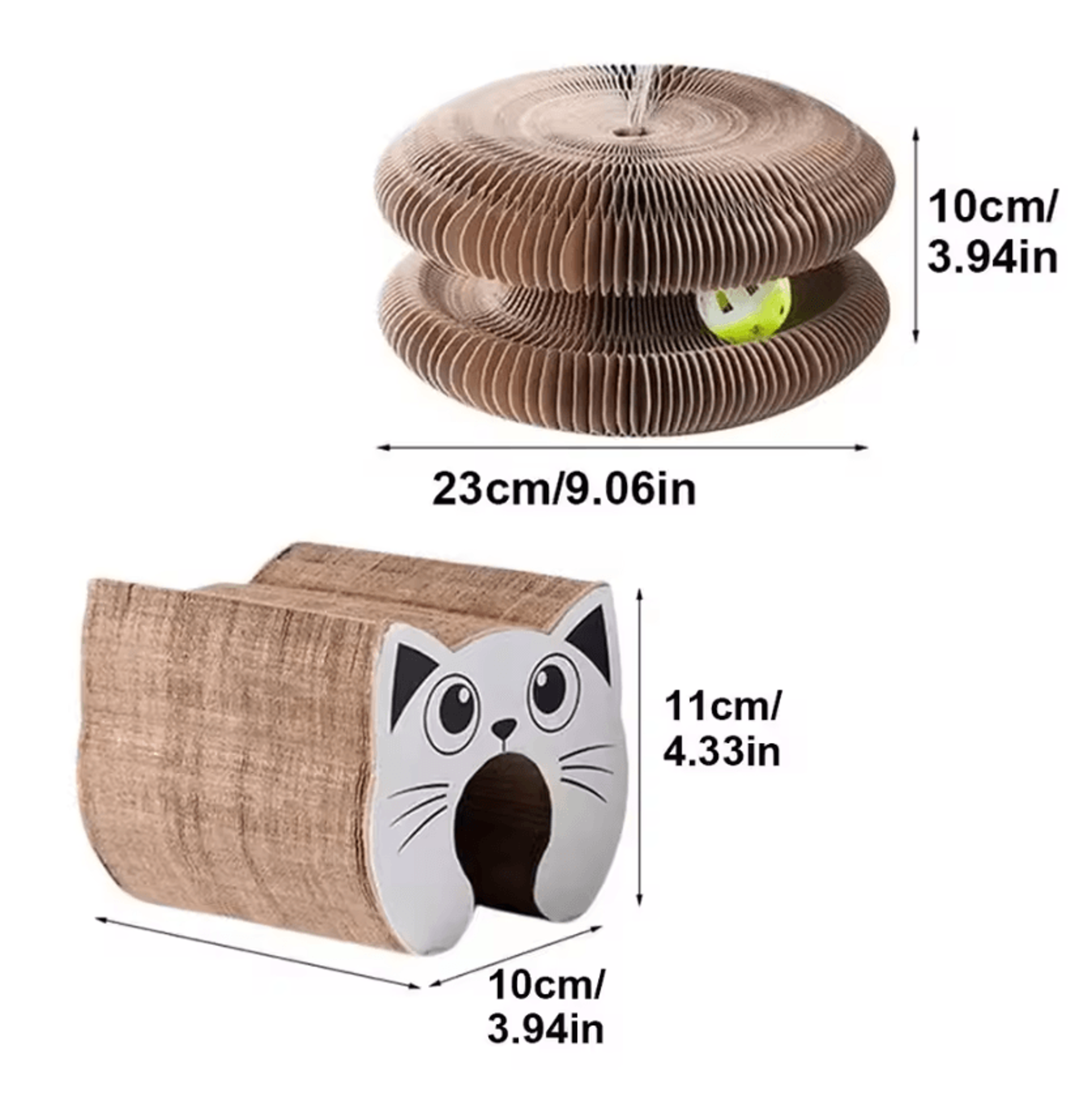 FlexiScratch Transformable Kitty Kurlz Cat Scratching Toy 5