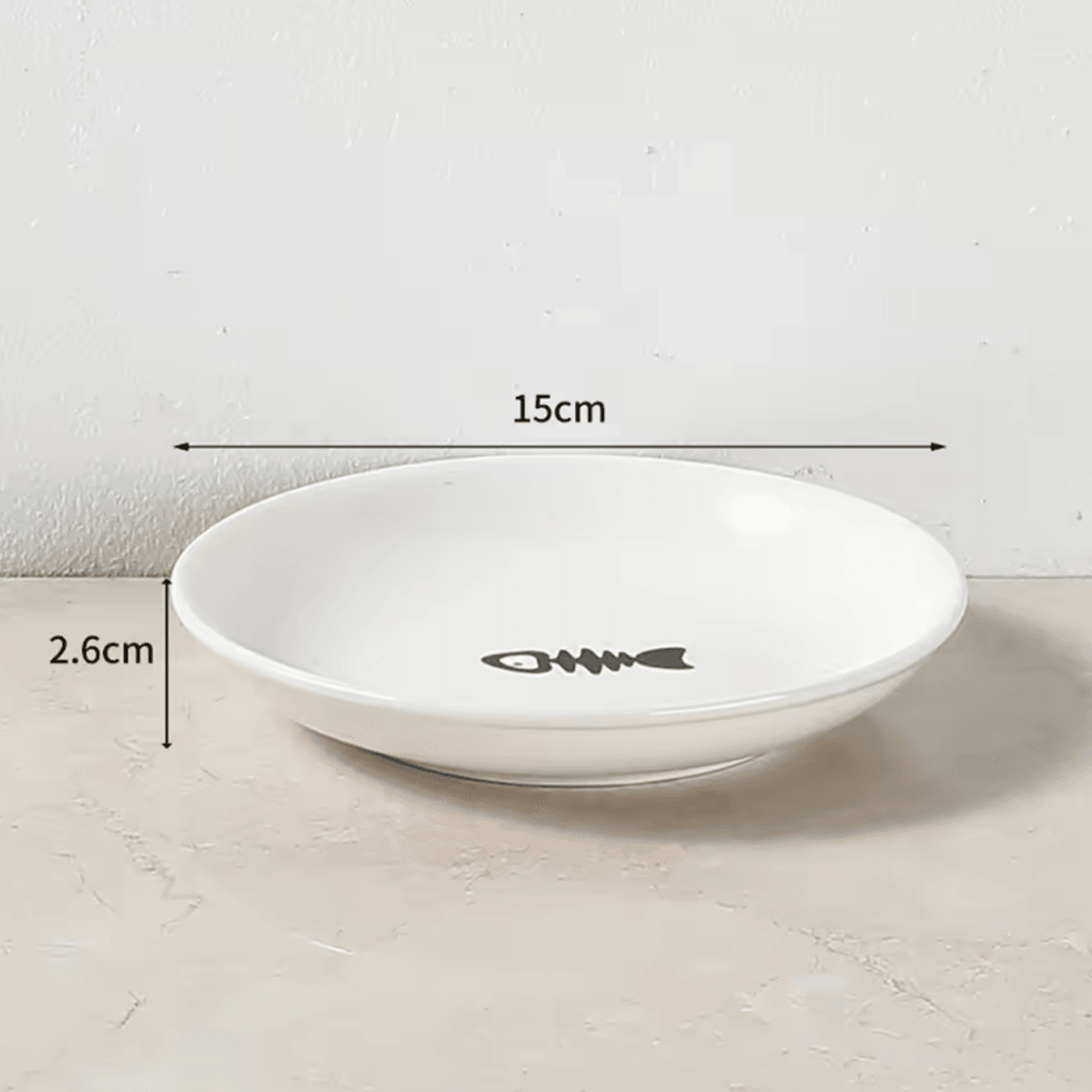 WhiskerFriendly Elevated Ceramic Cat Bowl With AntiTip Stand 4