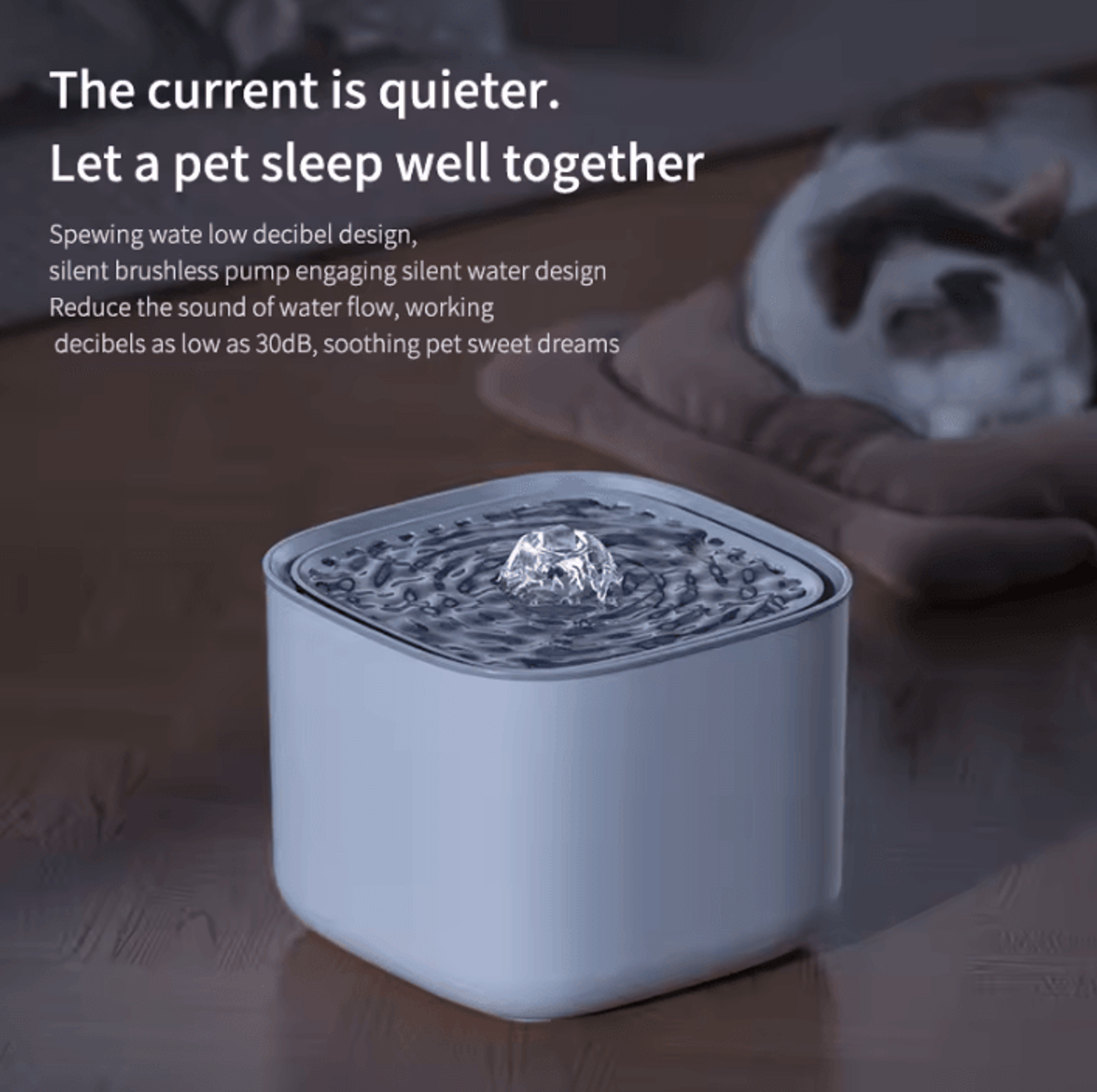 3L Automatic Cat Water Fountain With UltraQuiet USB Circulation 2