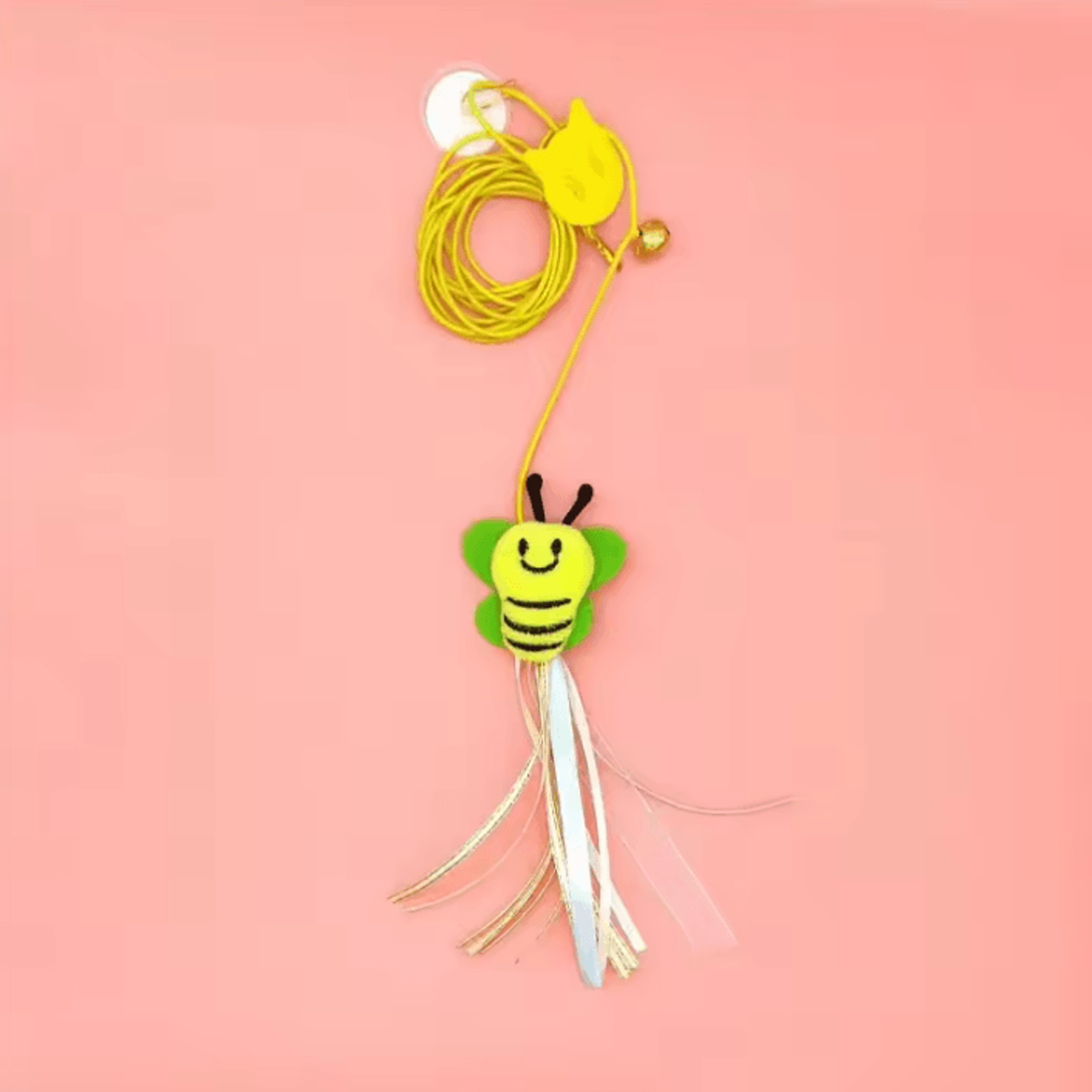 FlutterFly Interactive Cat Teaser Wand Toy With Feather  Bell 7