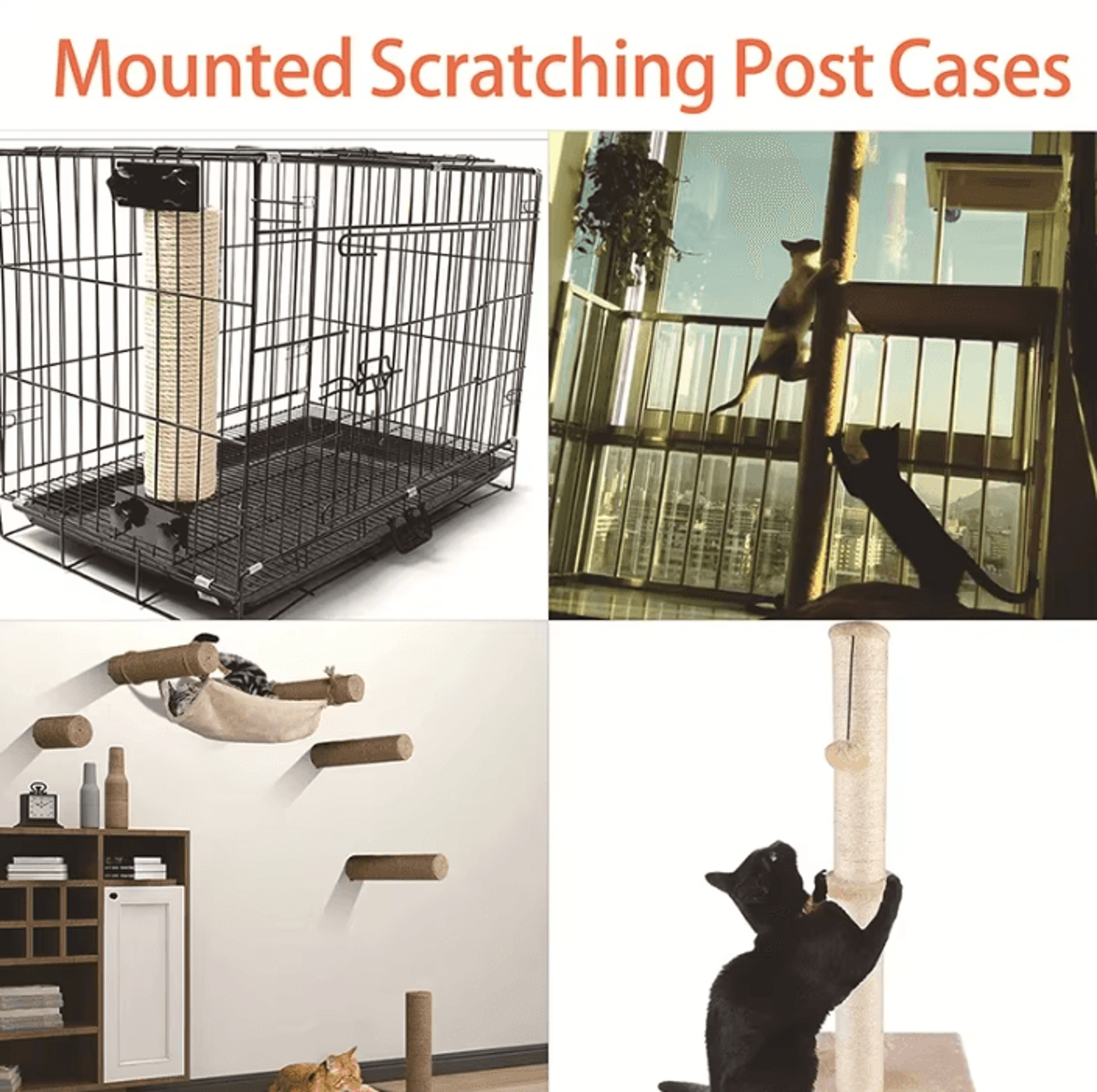 ClawCraft Cat Scratching Post Replacement Kit With Sisal Rope 3