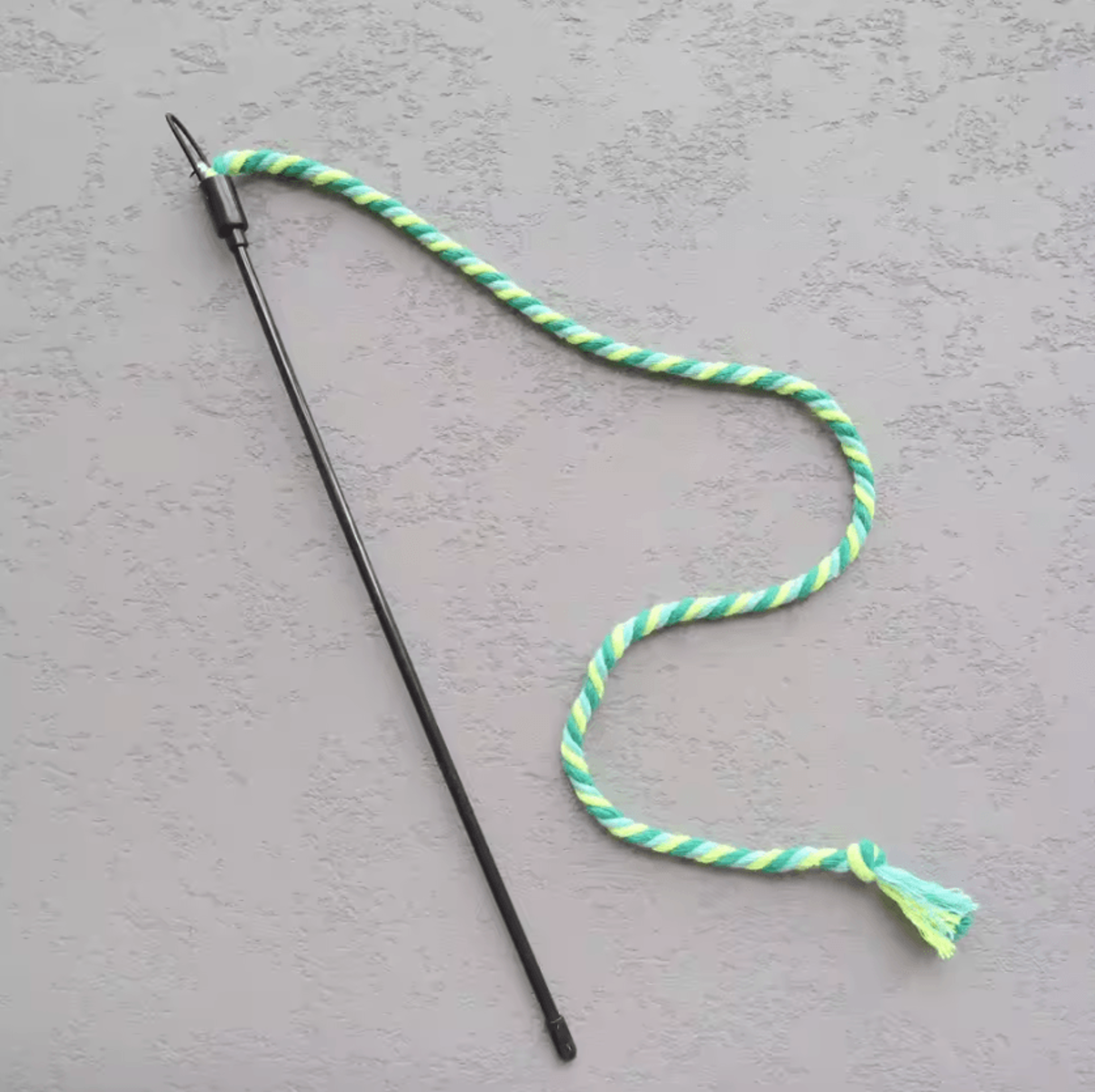 Interactive Cat Wand Toy Set With Cotton Rope Teasers For Indoor Cats 3