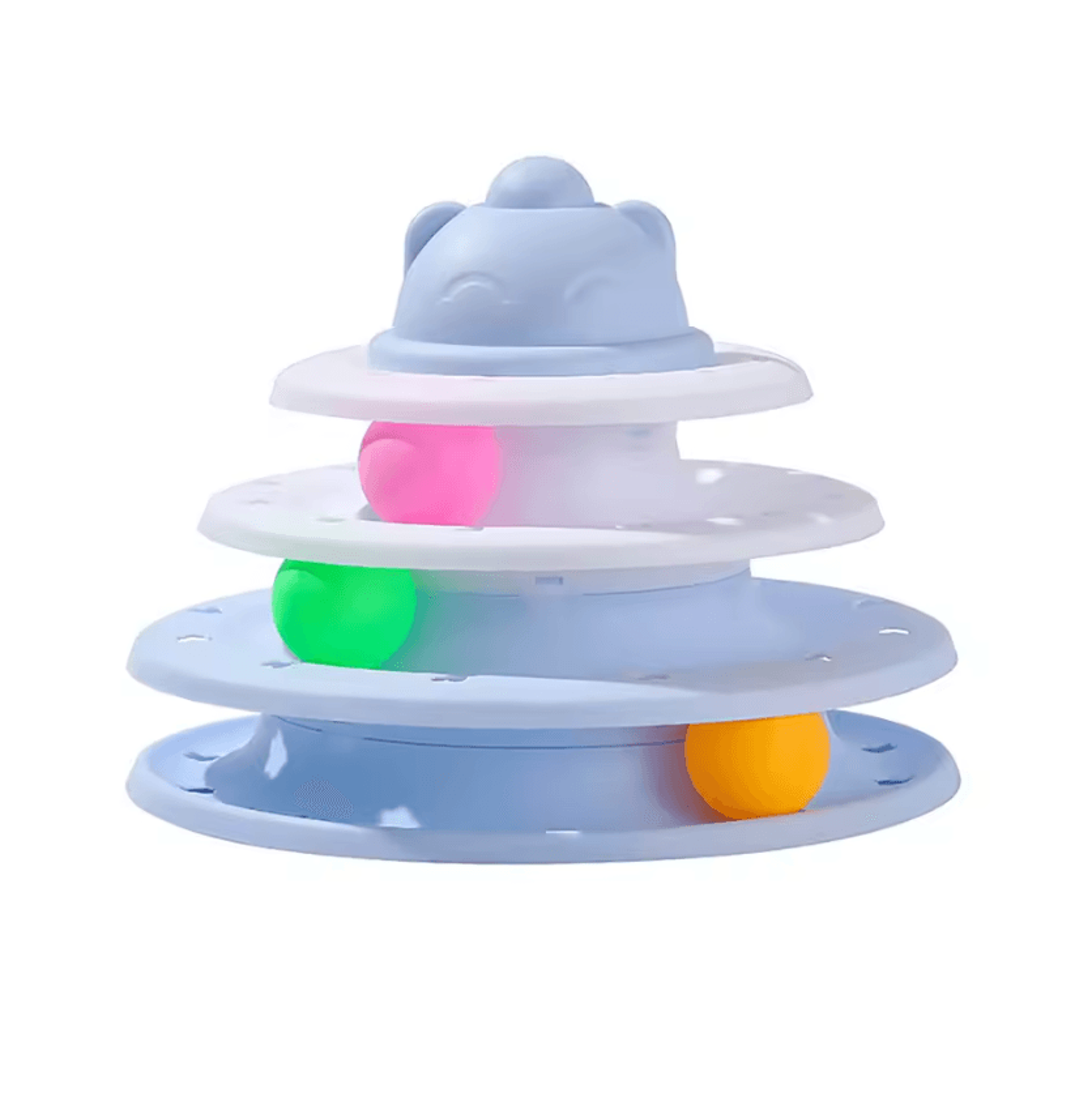 SpinPaws 4Level Interactive Cat Toy Tower 2