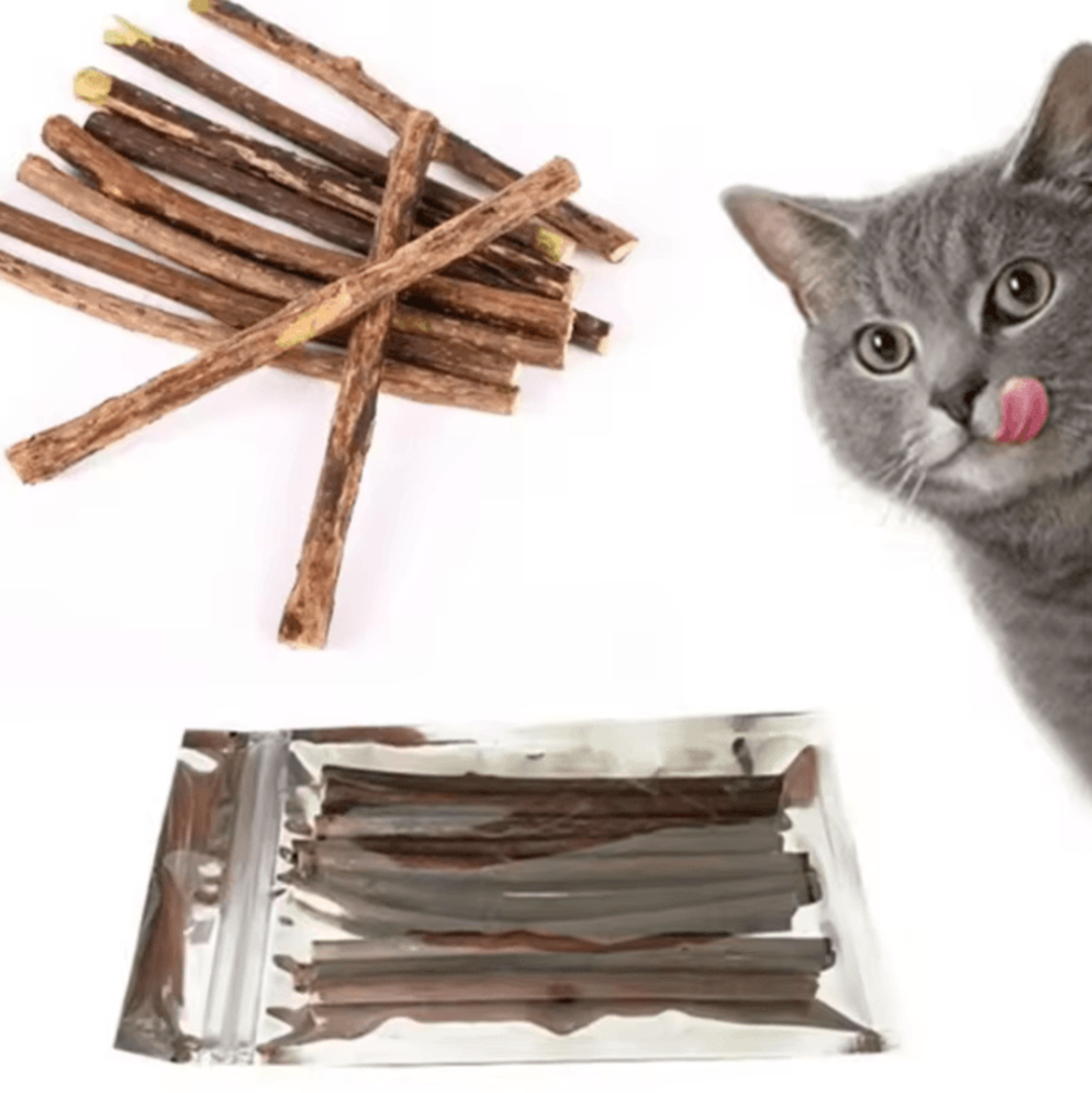 purepaw natural silvervine chew sticks for cats