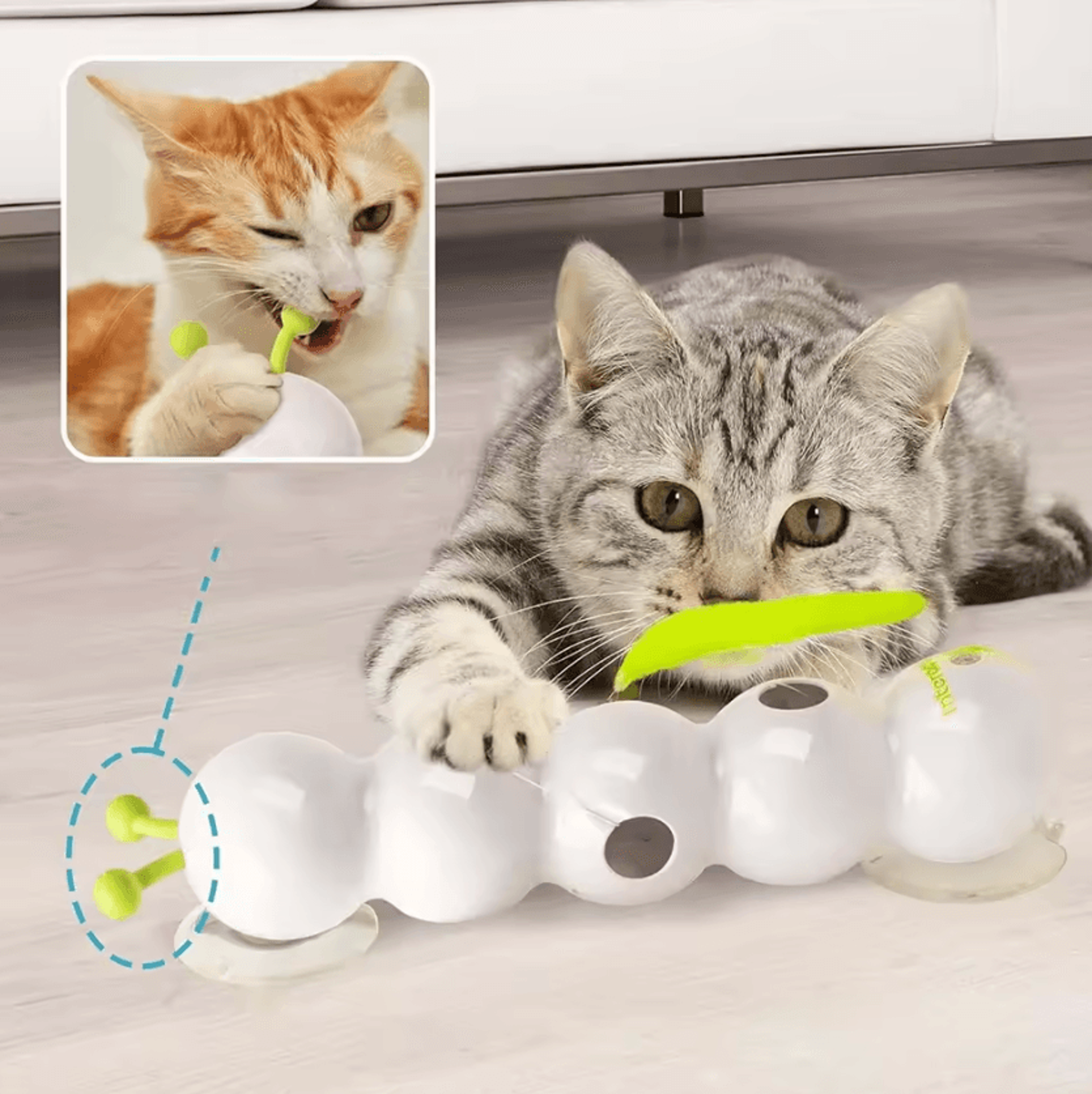 Intelligent Motion Activated Cat Toy With Emerging Tail Teaser 1