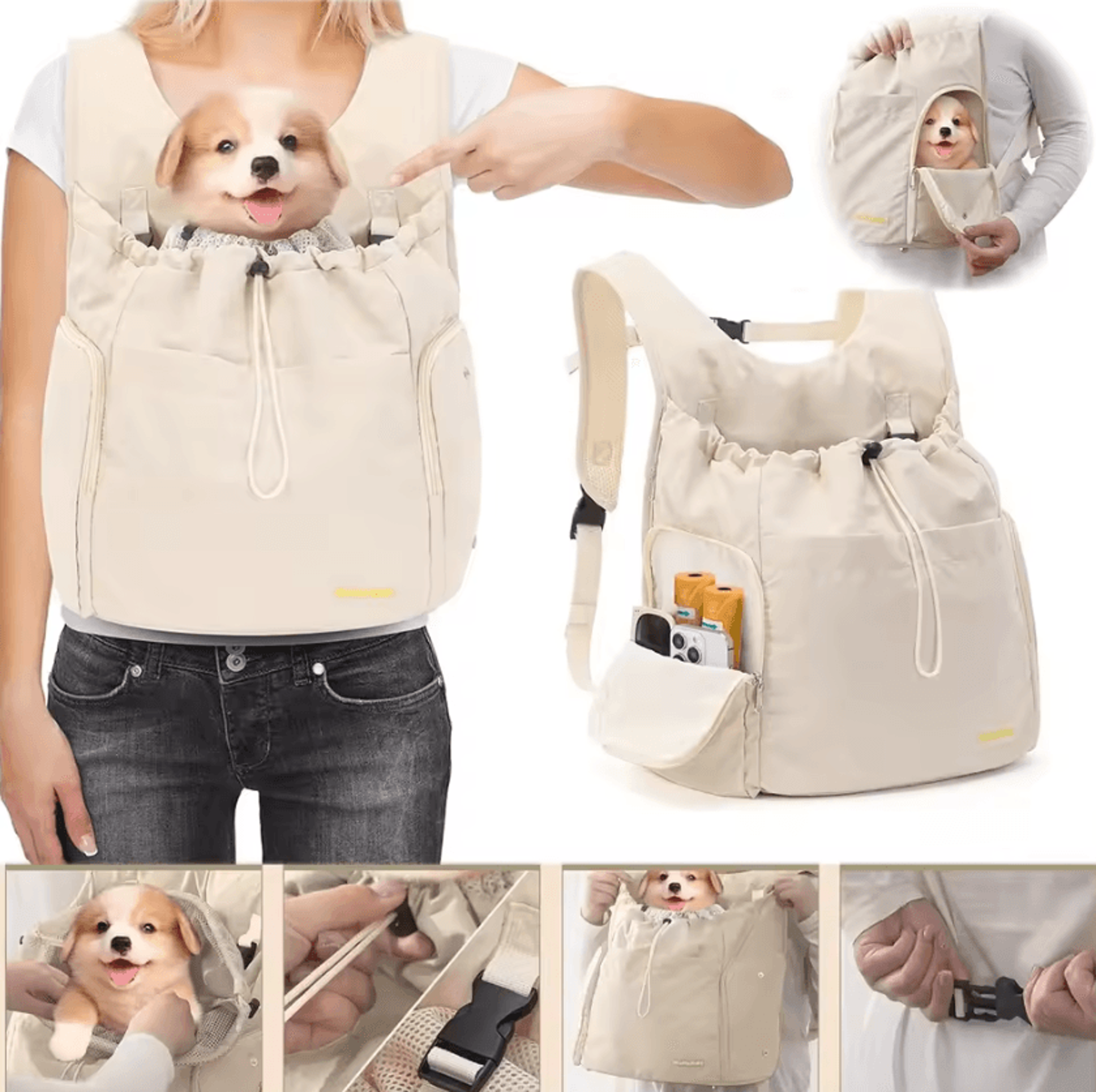 airnest breathable pet travel backpack carrier