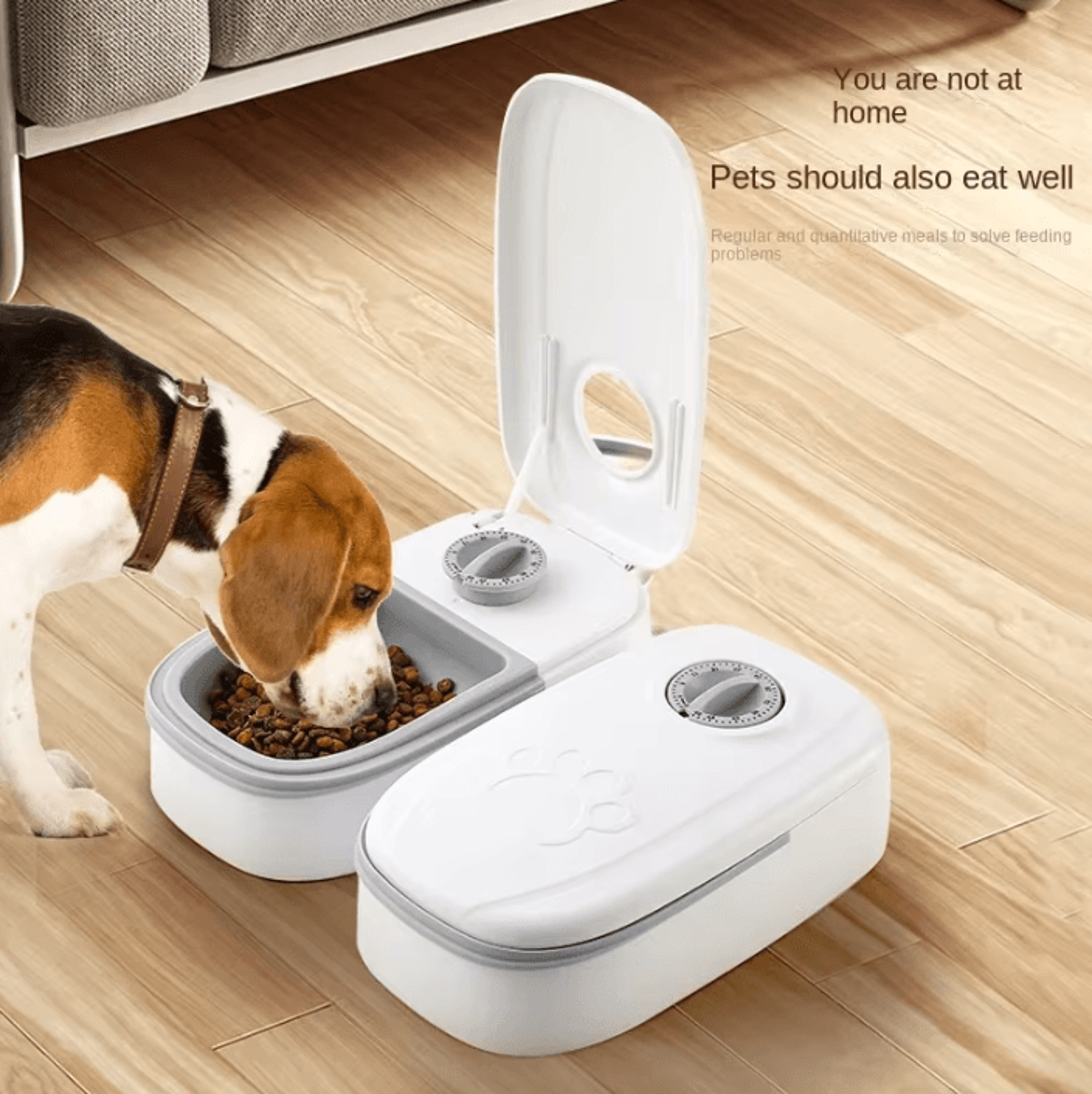 SmartPortion Automatic Pet Feeder  Water Station 0
