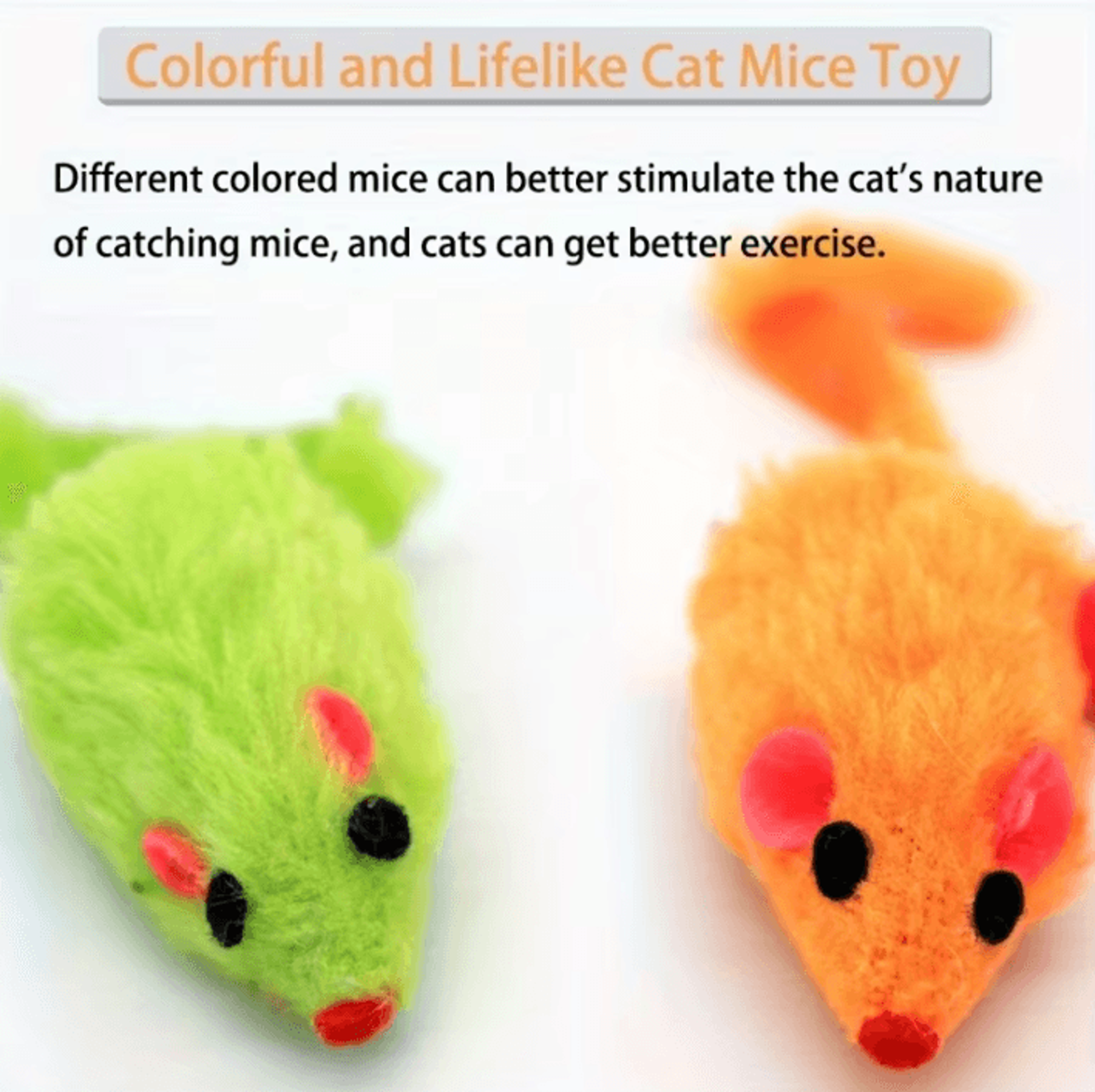 TinyHunter Plush Mouse Cat Toys  25Piece Interactive Play Set 2