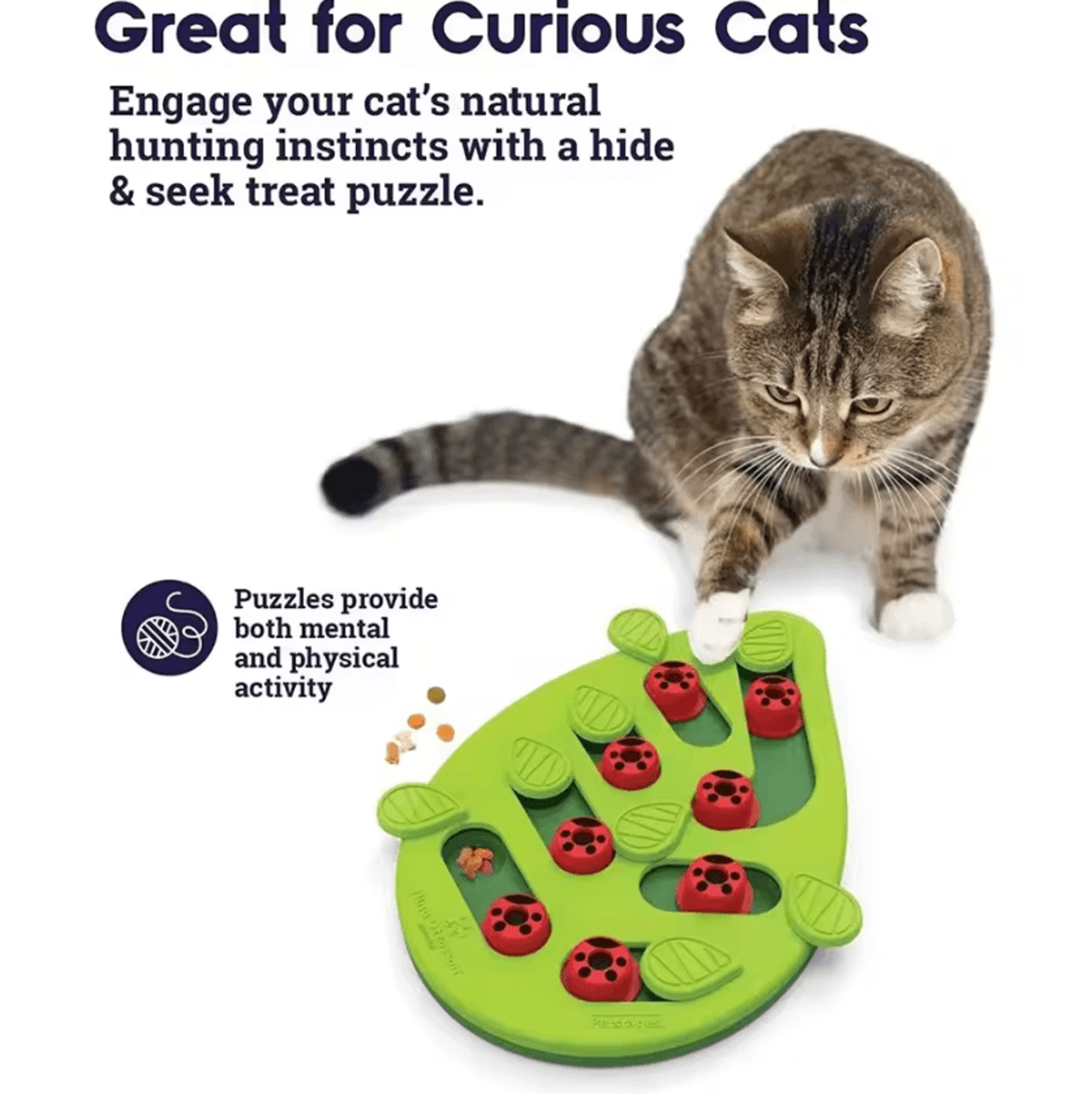 BrainPaws Interactive Cat Puzzle Treat Toy 0