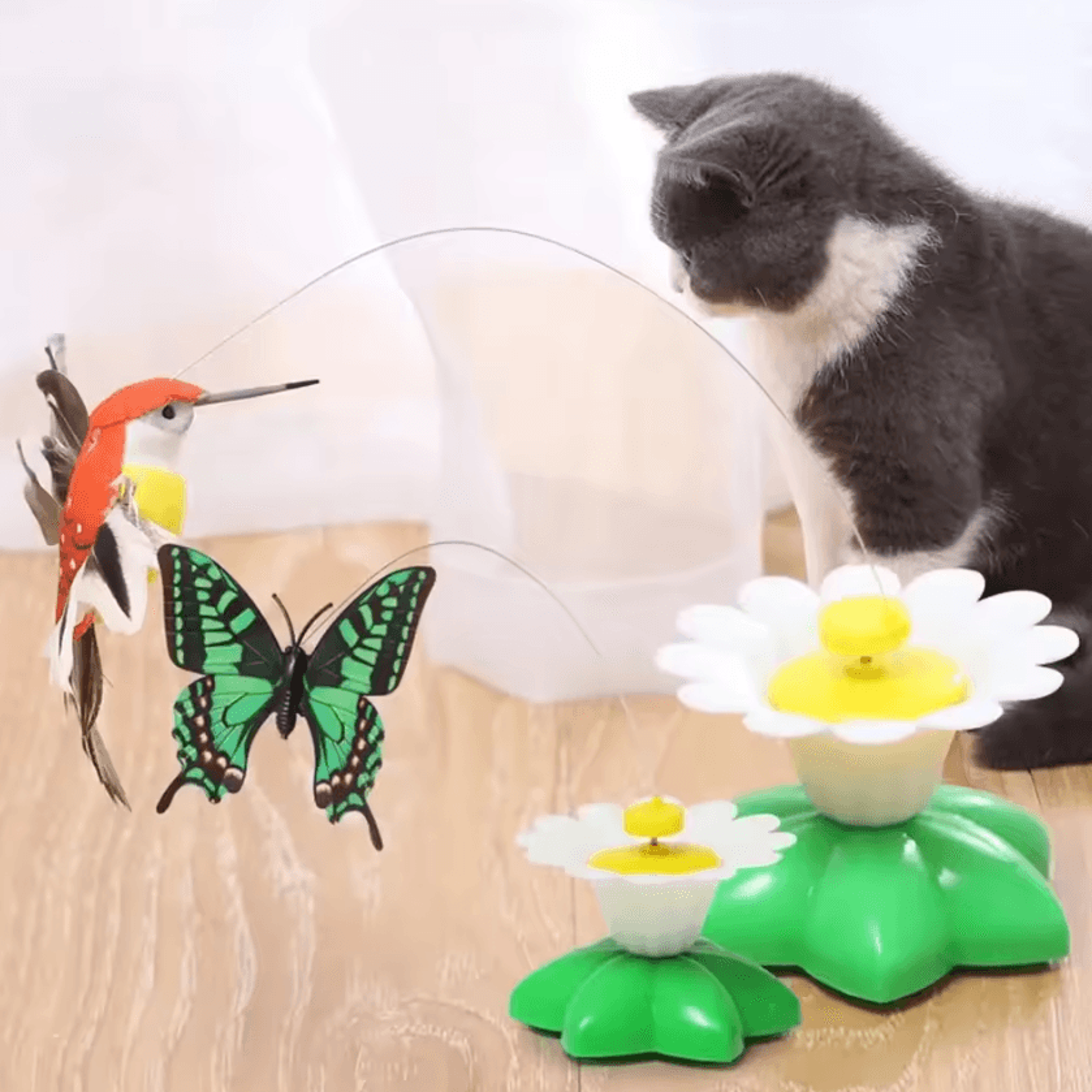 FlutterFly Interactive Electric Butterfly Cat Toy 2