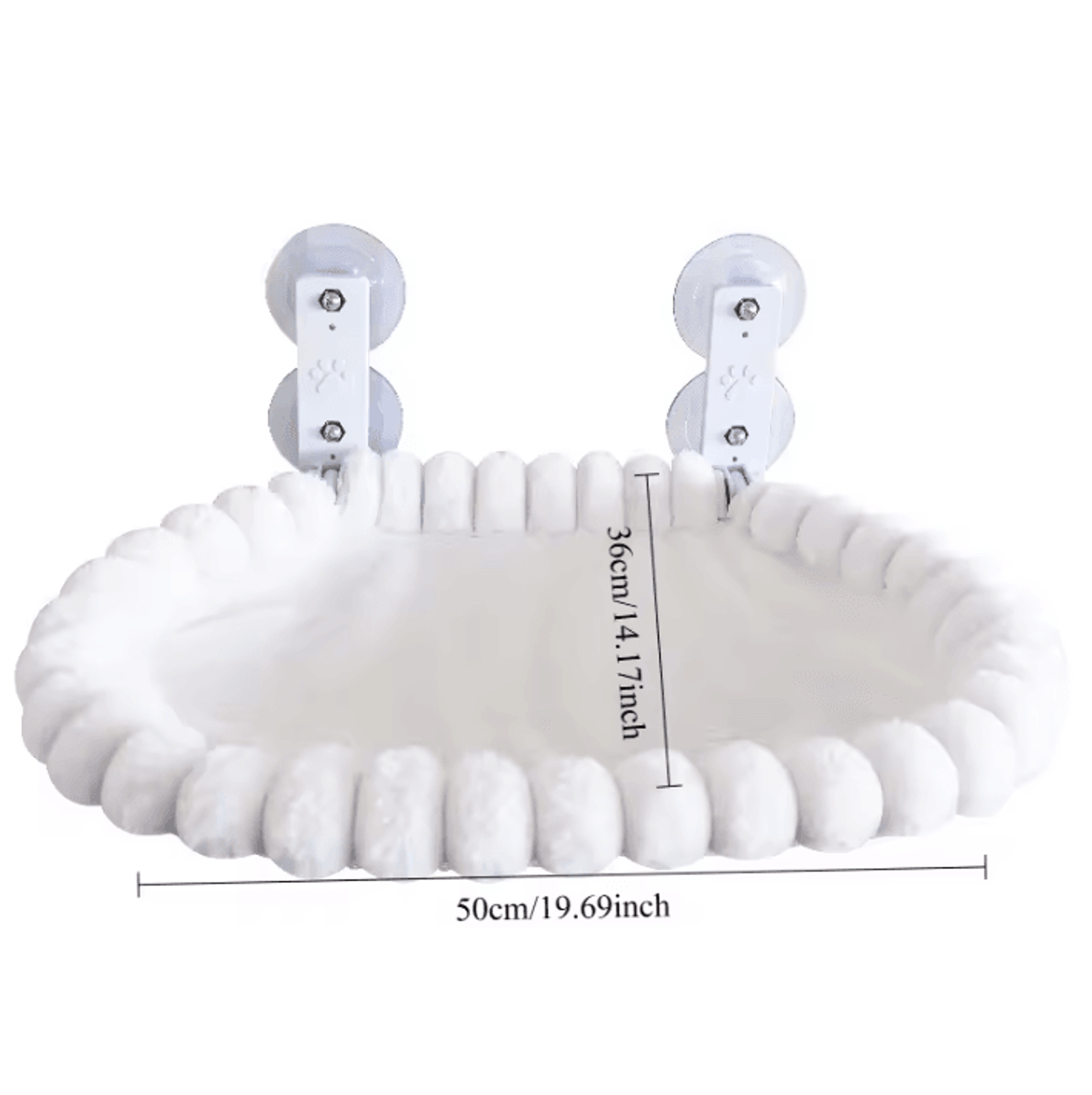 SunnyNest Foldable Cat Window Hammock  Hanging Suction Cup Bed For Indoor Cats 3