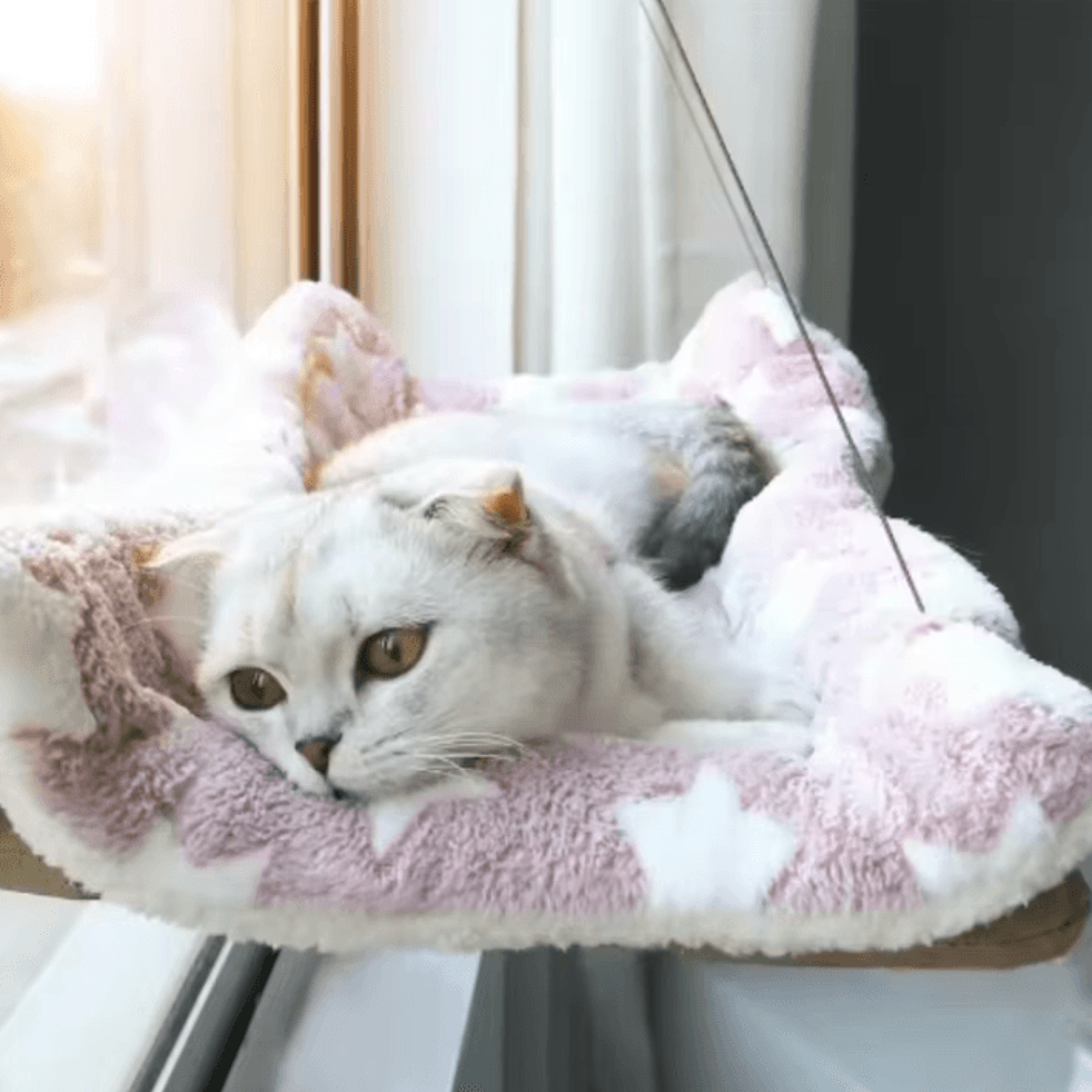 SunnyNest Window Cat Hammock Bed For Indoor Cats 0
