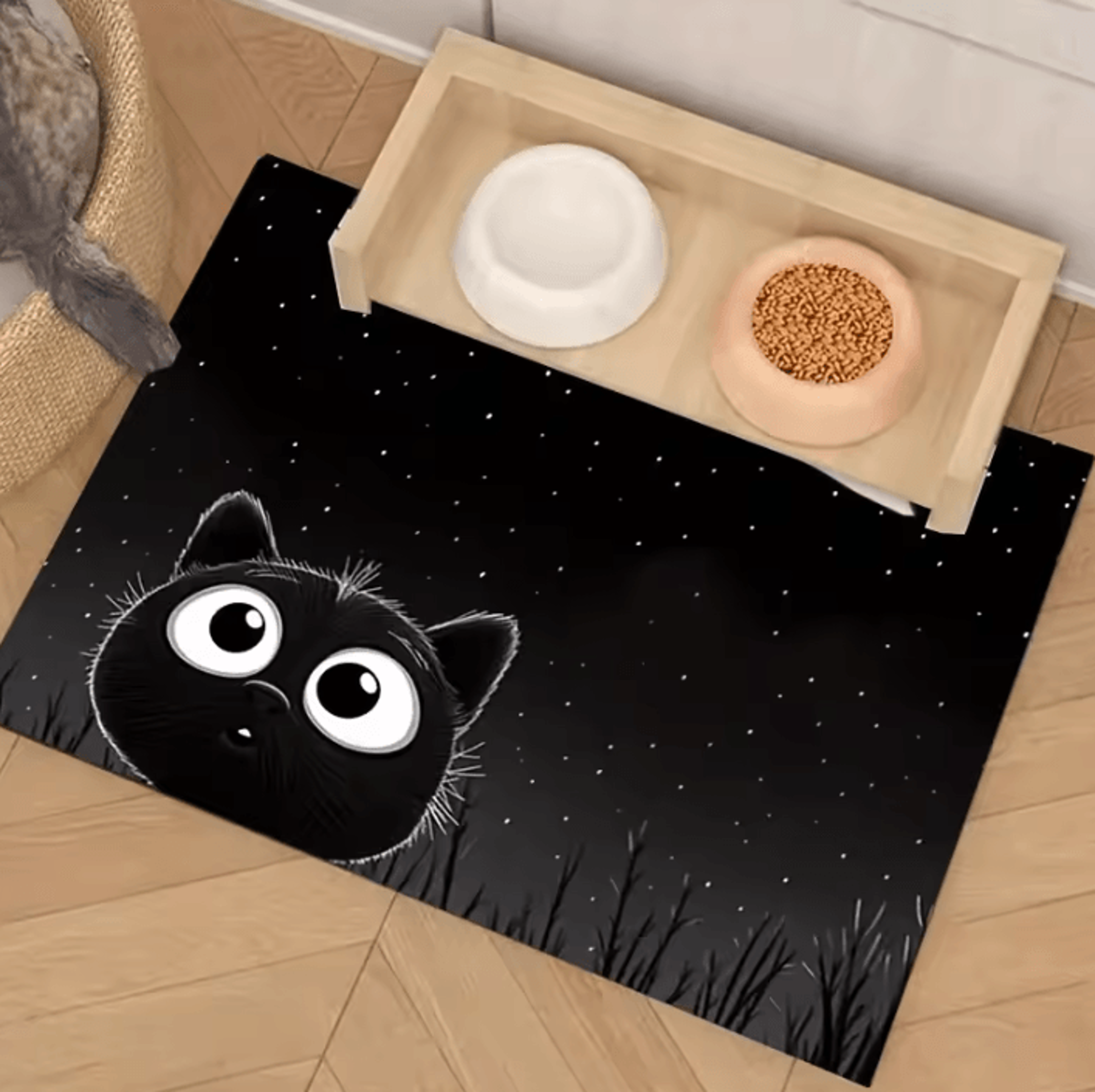 pawshield waterproof pet feeding mat – non-slip cat food & water placemat