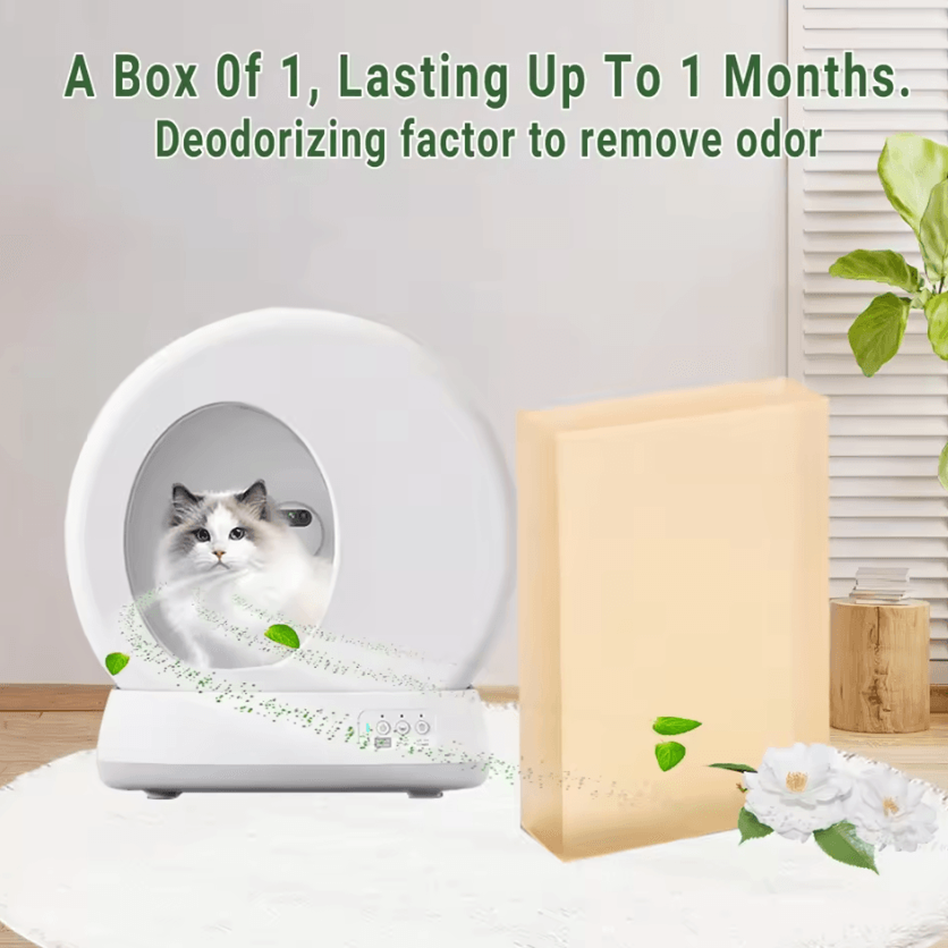 Smart Cat Litter Box Deodorizer Refills For PETKIT Meowant  UBPET 3