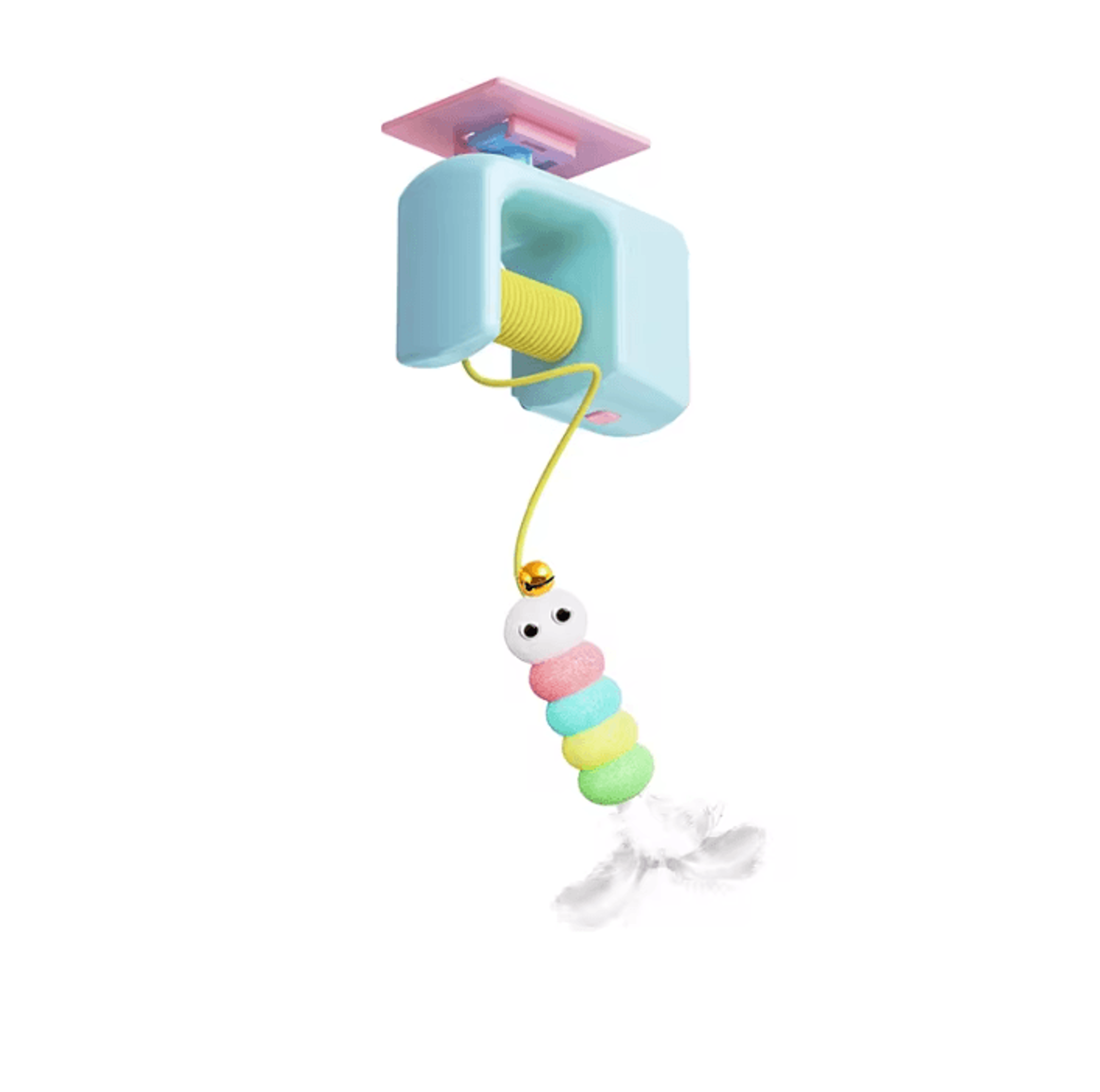 JumpCatch Automatic Hanging Cat Toy With Electric YoYo Motion 6