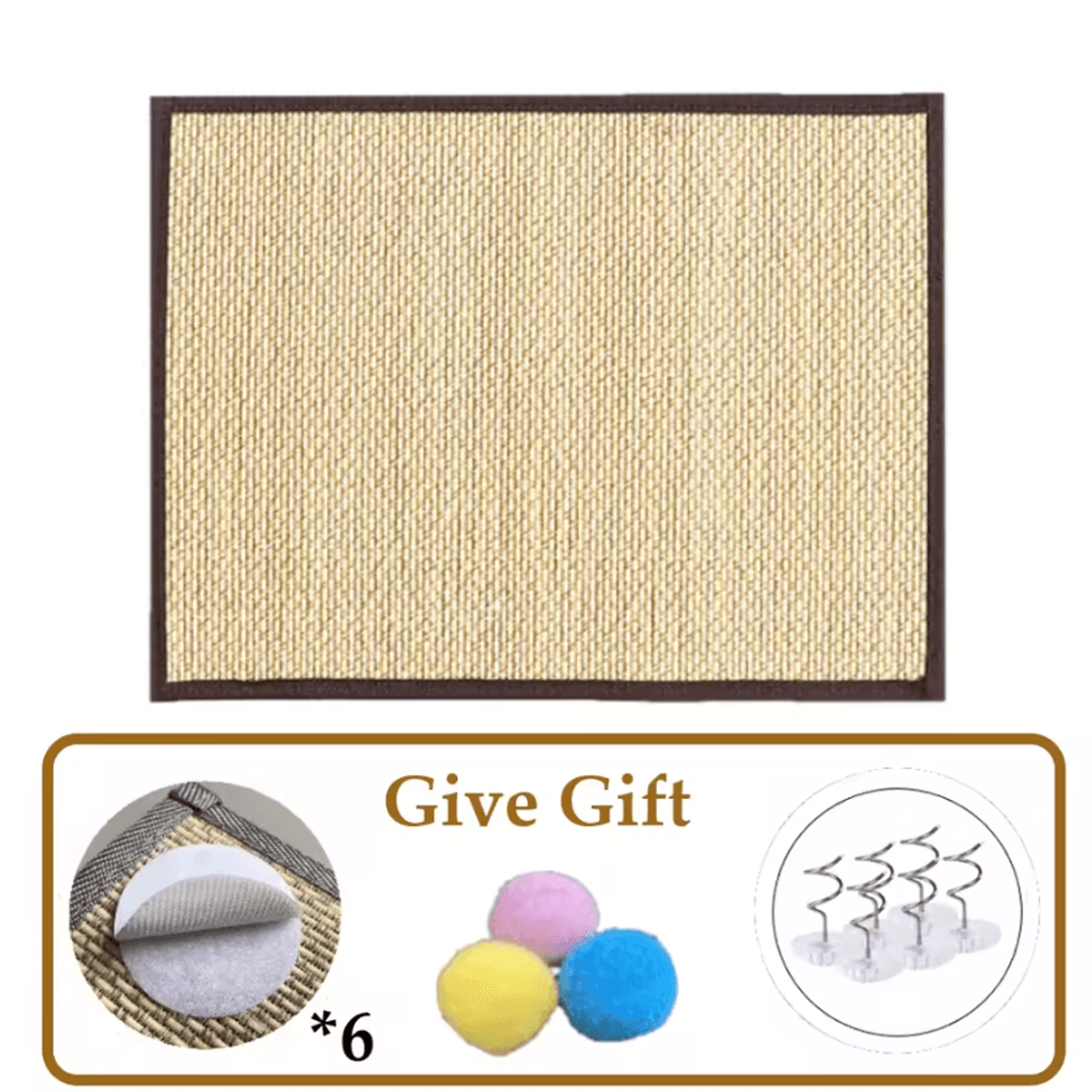 ScratchShield Couch  Sofa Cat Scratcher Protector Mat 4