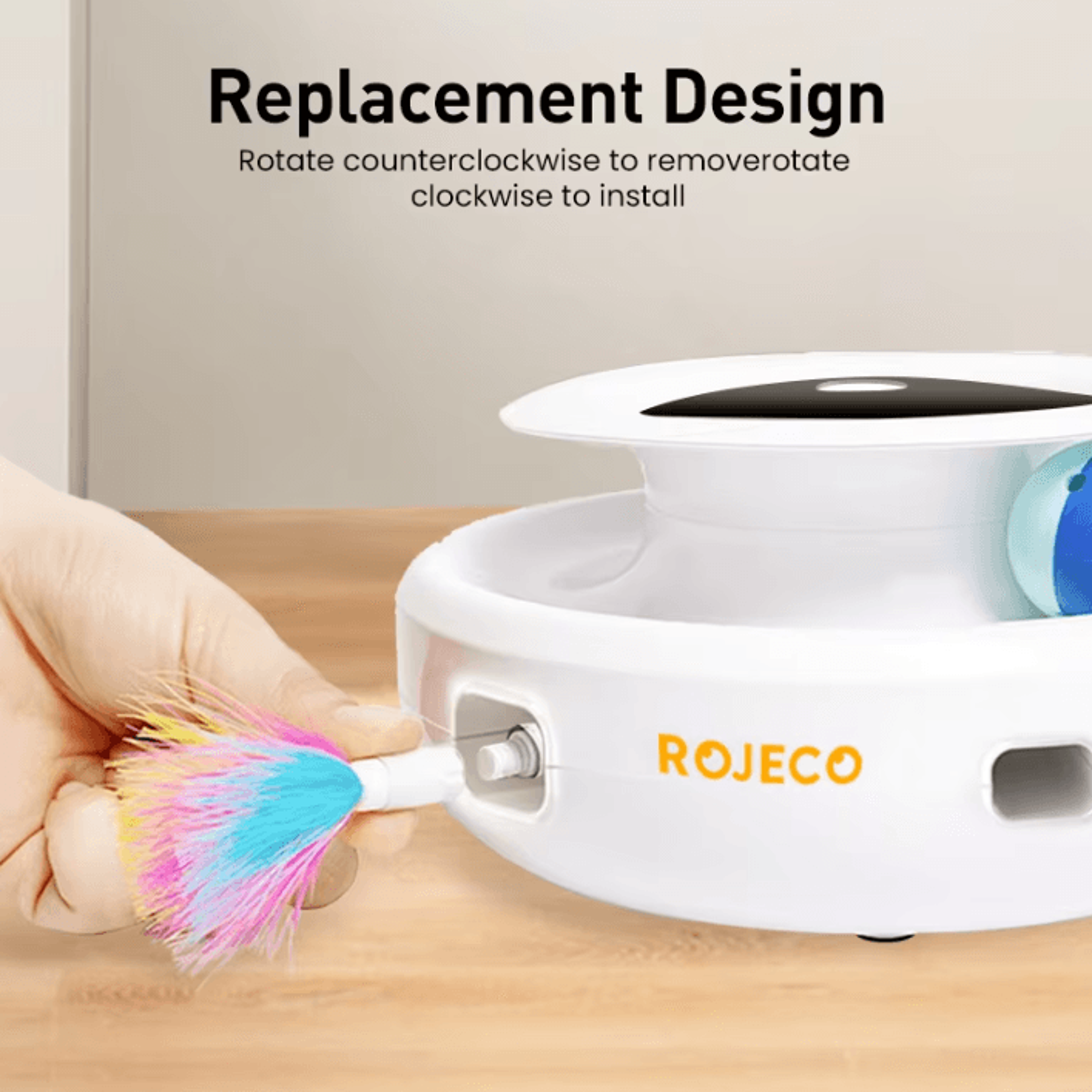 PouncePlay 2in1 Interactive Smart Cat Toy Set 3